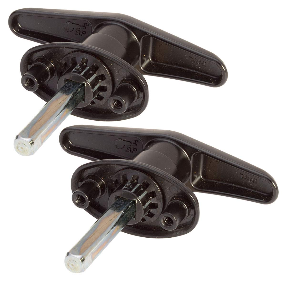 Gordon Glass Co. Truck Cap Locking T-Handles With Dust Covers - Pair Set