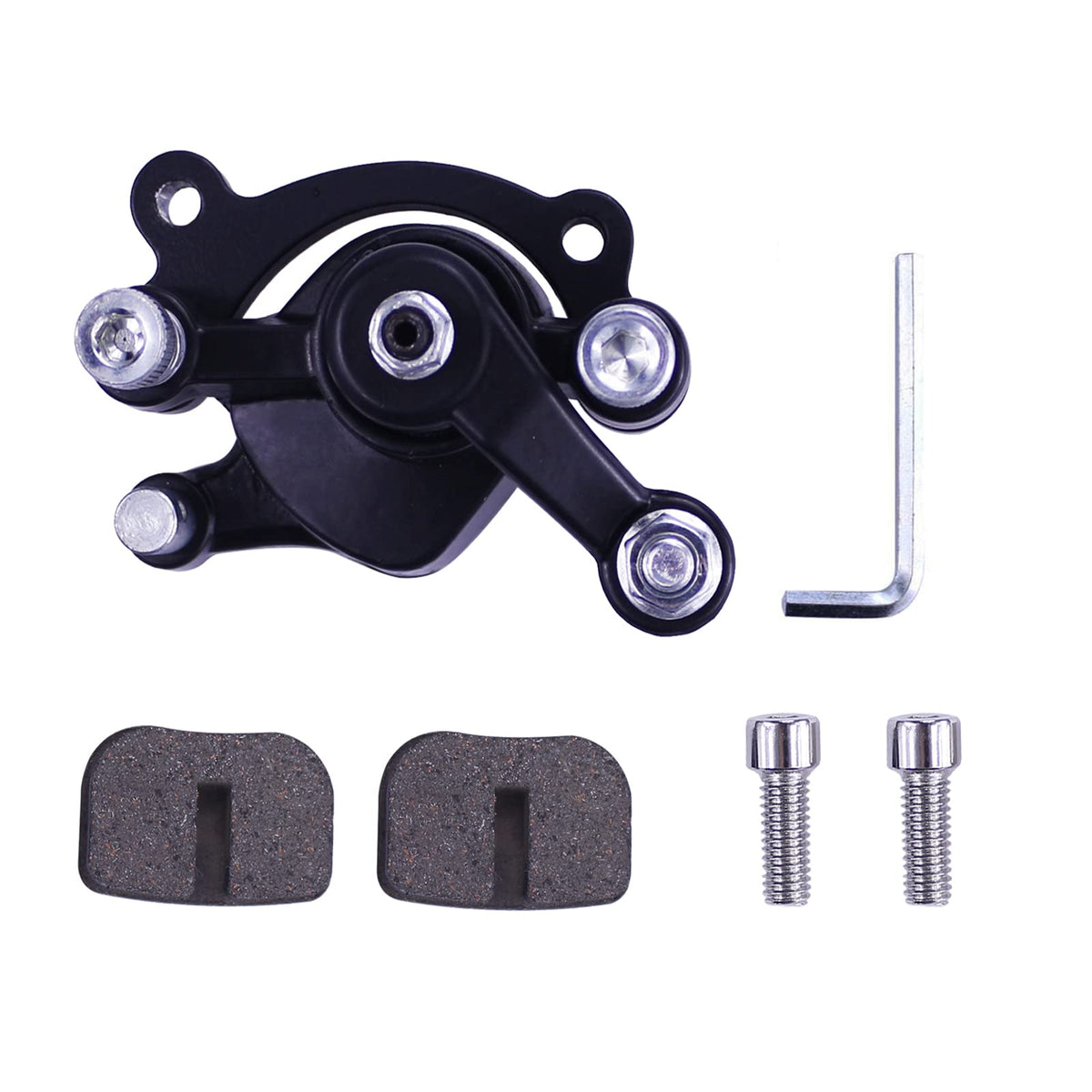 JOYYANGFANG Rear Disc Brake Caliper With Replaced Pad for MBX10 MBX11 80cc MM-B80 105cc MM-B105 CT100U CC100X Trail Mini Bike 47