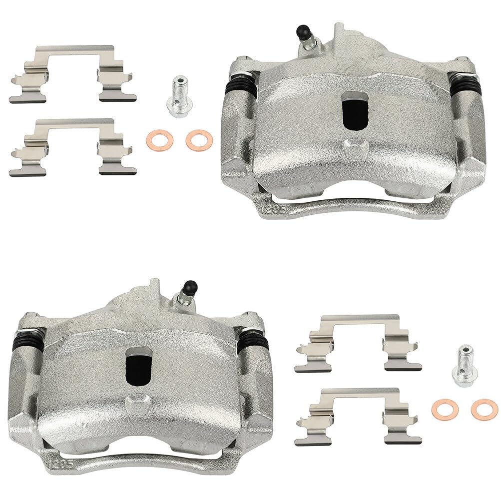 cciyu 19B1832 19B1833 Front Left & Right Brake Calipers With Bracket For Acura For EL 1997-2000,For Honda For Civic 1996-2011,Fo