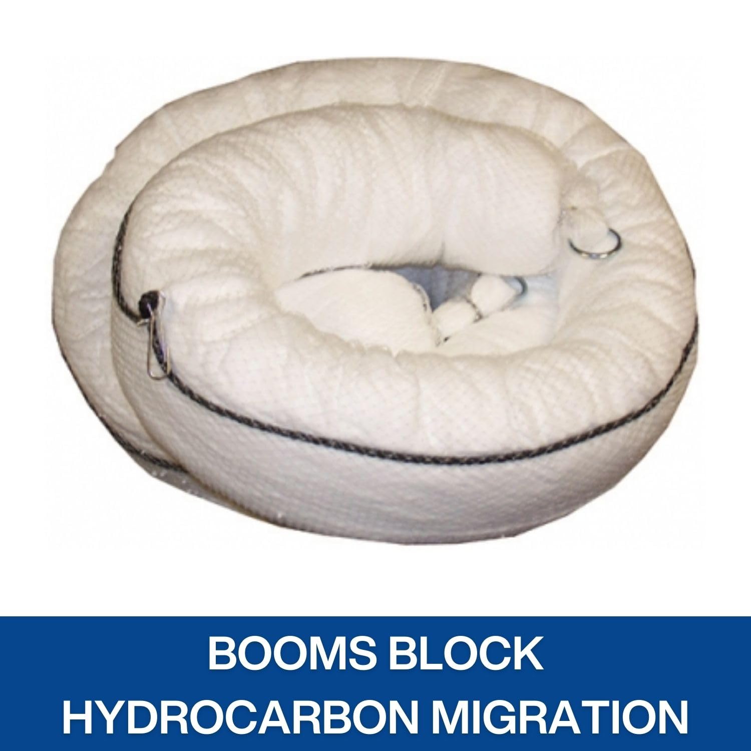 Esp 4Wboom510 Poly-Cellulose Oil Only Super Absorbent Boom, 26 Gallon Absorbency, 5'' Diameter X 10' Length, White (Case Of 4)