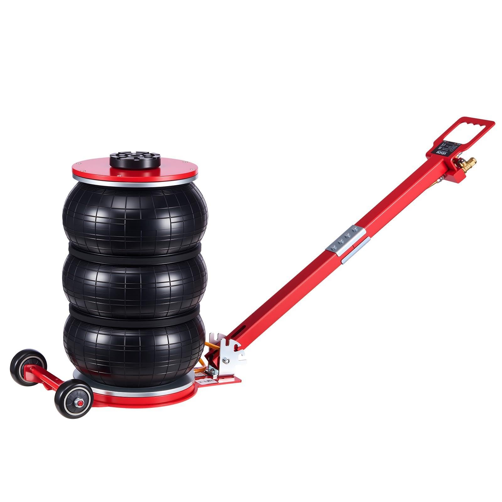 VEVOR Air Jack, 5 Ton/11023 lbs Triple Bag Air Jack, Airbag with Six Steel Pipes, Lift Up to 18.3 inch/464 mm, 4-10 s Fast Lifti