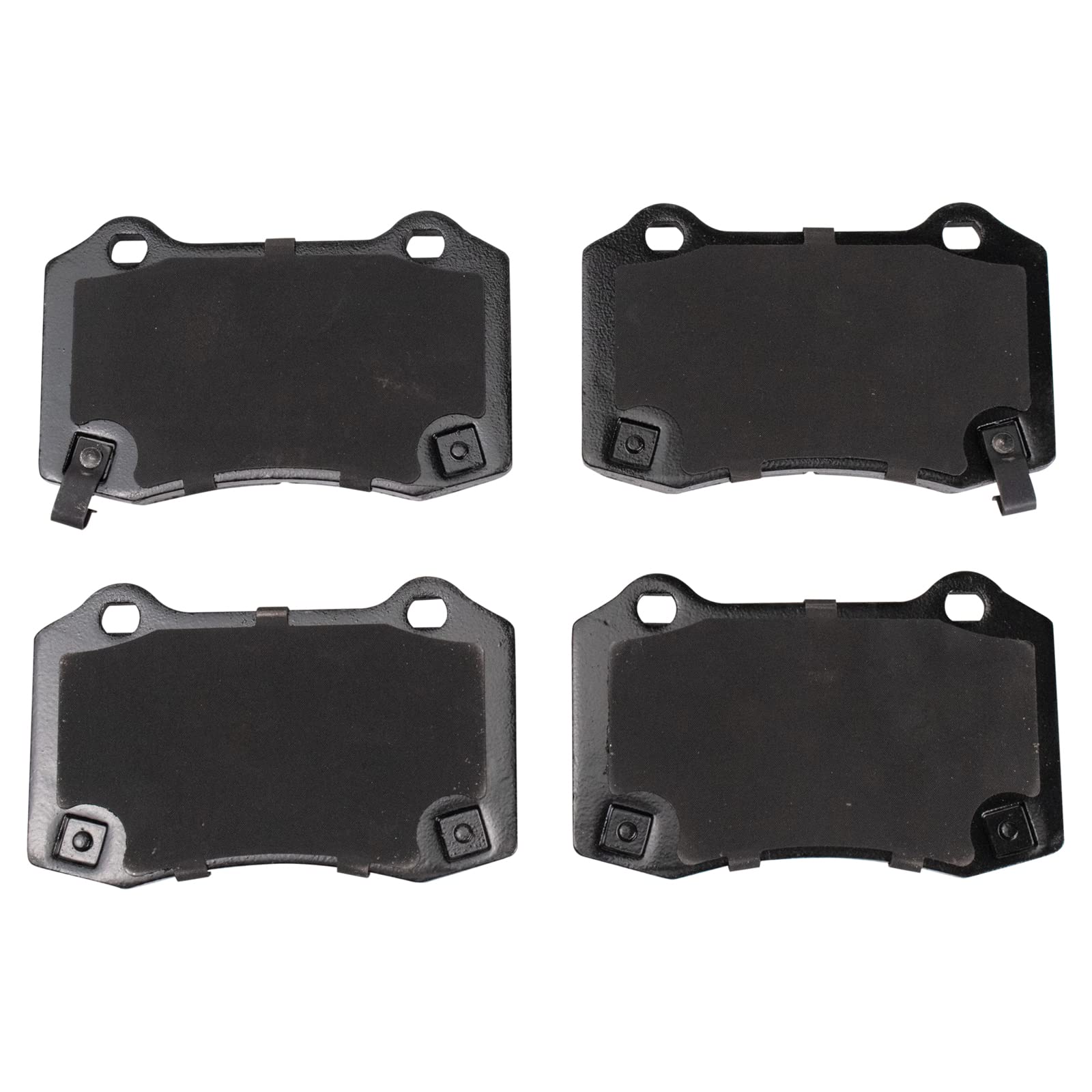 TRQ Rear Brake Pads Ceramic Compatible with 2010-2016 Hyundai Genesis Coupe 2012-2016 Tesla S