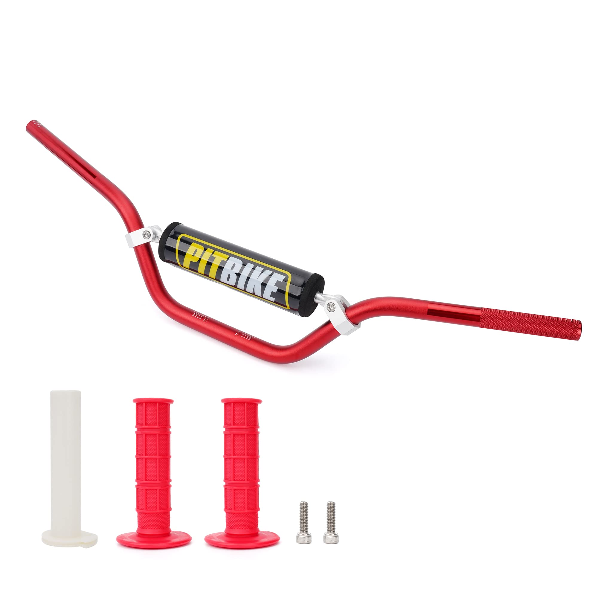 Weiyingsi Powersports-Handlebars, 28.75X7.48X3.54 Inches, Aluminium, Red, Compatible With Crf Yzf Kxf Klx Rmz Drz Dirt Bike Atv Quad
