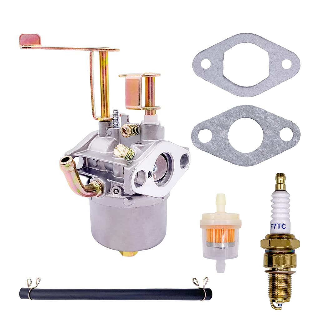 Aniro Moto Carburetor Compatible with Coleman CK100-S CT100U CC100X Mini Bike SK100 Go-Kart with Gaskets Fuel Line Filter Spark 