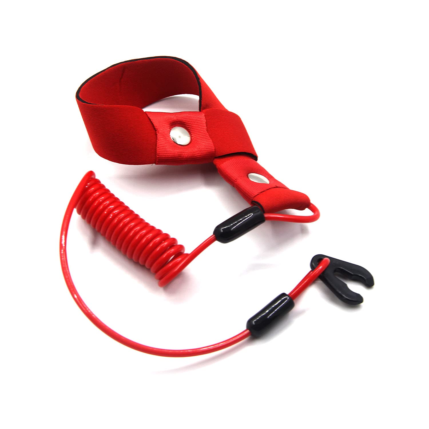 RKURCK Stop Kill Safety Lanyard Emergency Tether Cord with Wrist Strap for EW2-68348-00-00 all Yamaha Jet Ski WaveRunner WaveVen