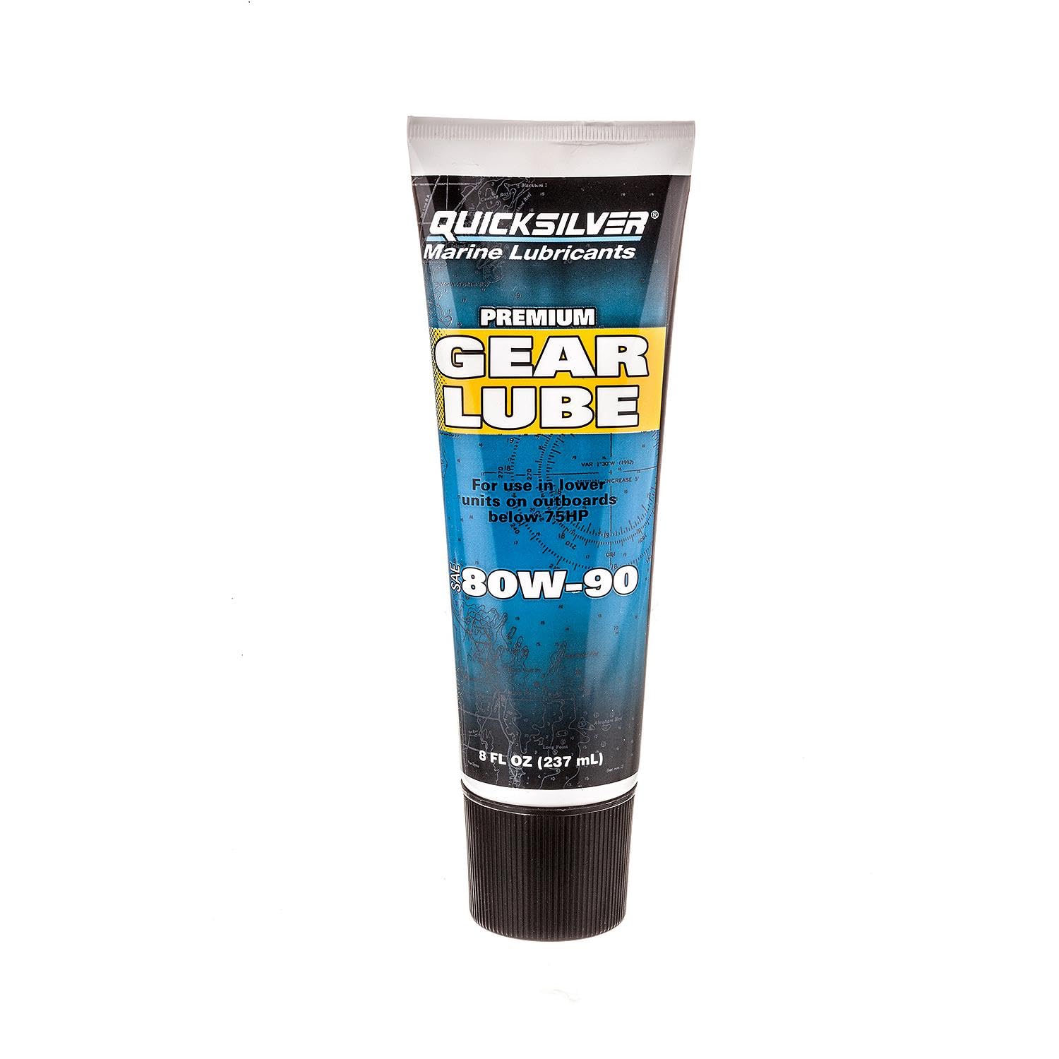Quicksilver by Mercury Marine 80W-90 Premium Gear Lube, Marine Engine, 9 Oz.