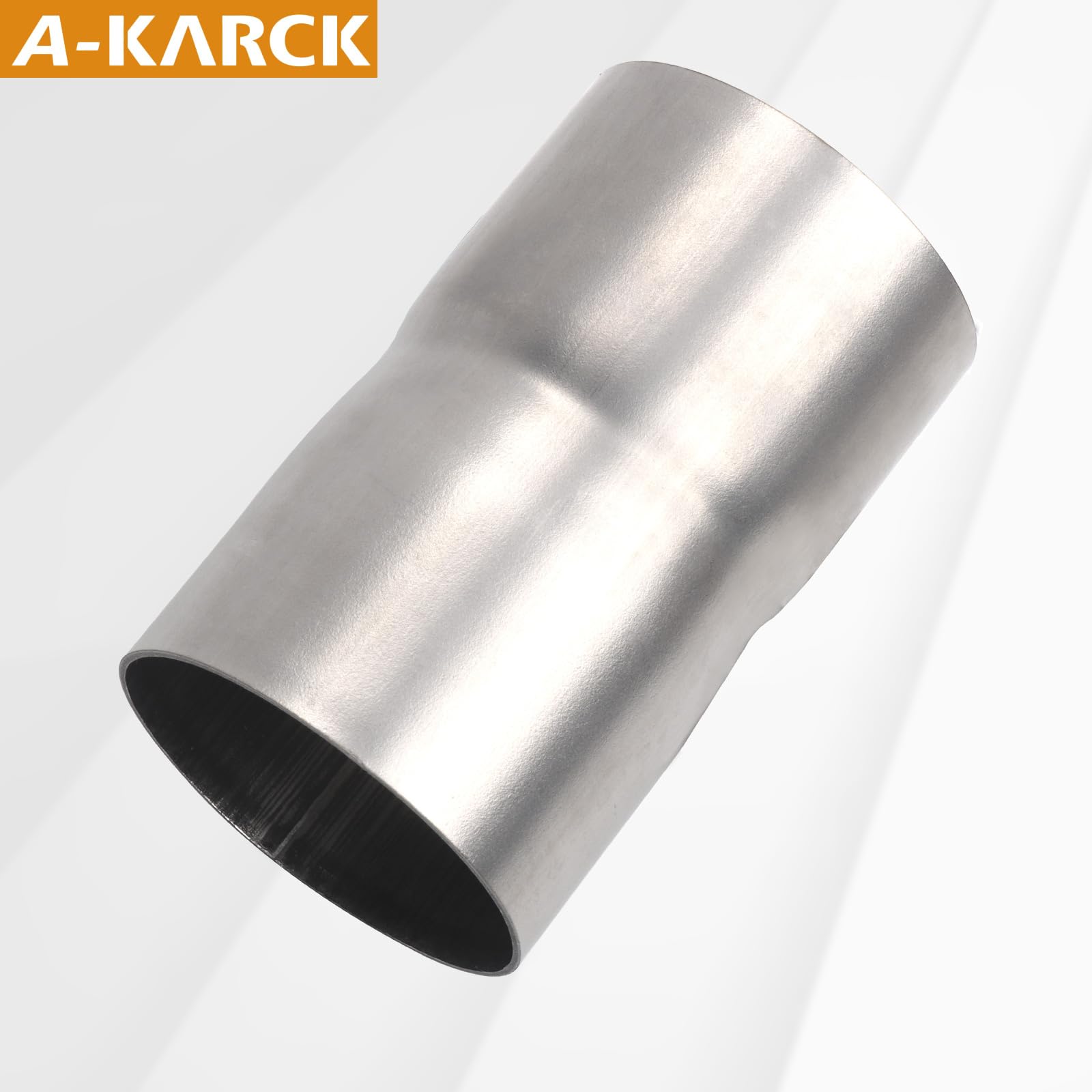 A-KARCK Stainless Steel Exhaust Adapter 3'' ID to 3'' ID, Exhaust Pipe Reducer 3.6'' Overall Length