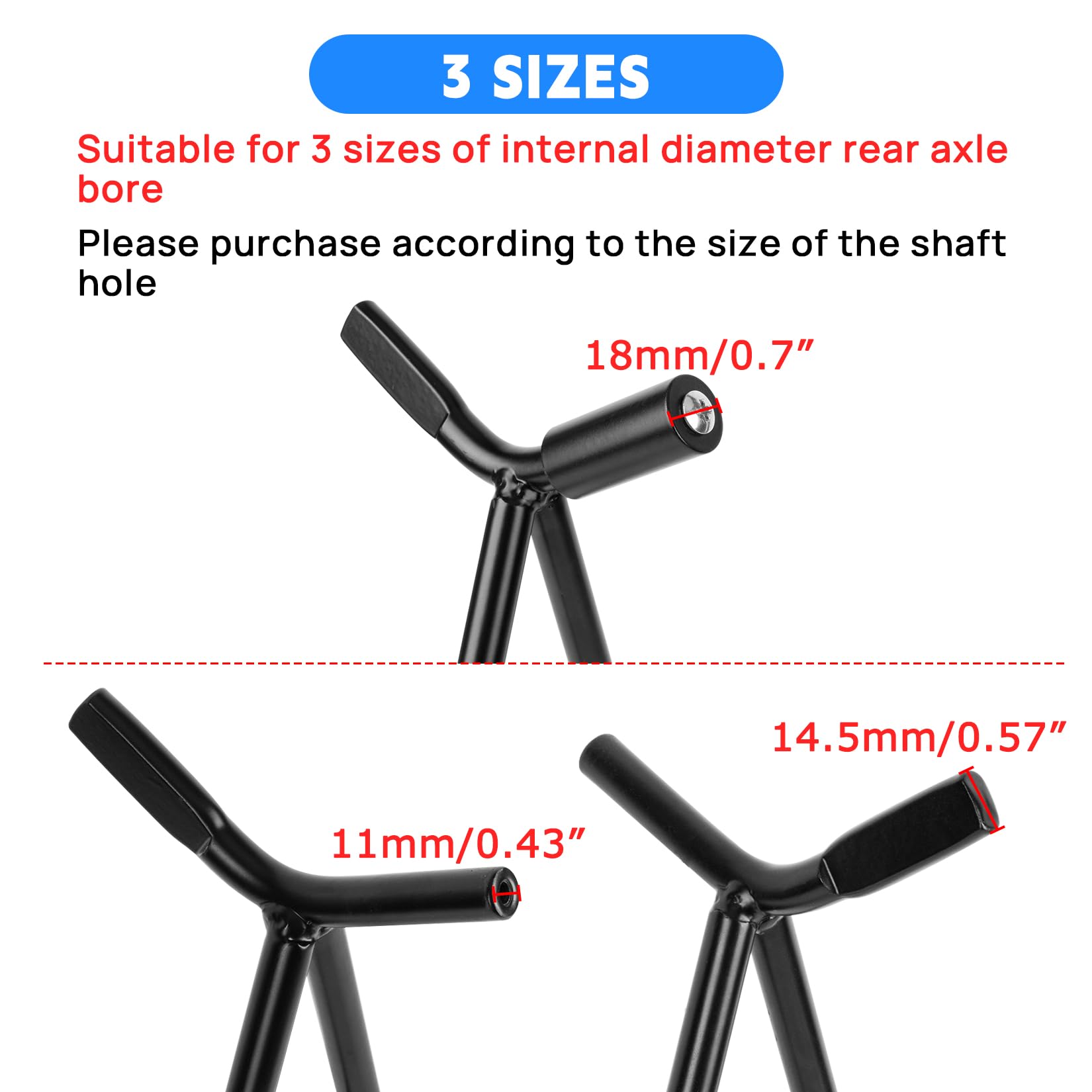 Triangle Stand 80-500Cc, Psler A Stand Motorcycle Triangle Stand For Dirt Bike, Supermoto, Motocross, Enduro, Black