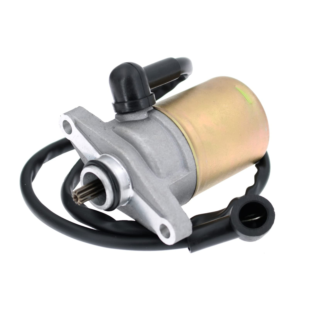 Glixal ATMT1-209 GY6 49cc 50cc 80cc 100cc Durable Starter Motor with Wire for 4-Stroke 139QMA 139QMB 147QMD Scooter Moped ATV Go
