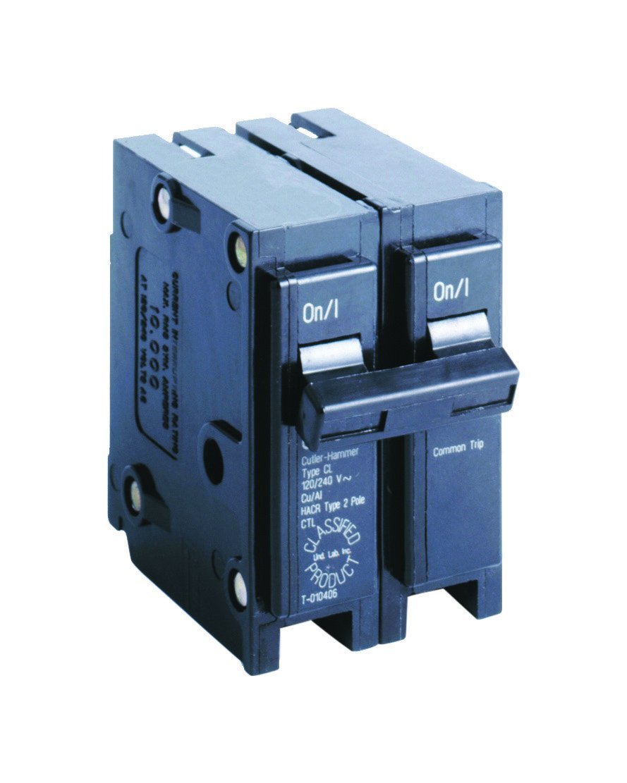Eaton Cutler-Hammer 15 amps Plug in 2-Pole Circuit Breaker