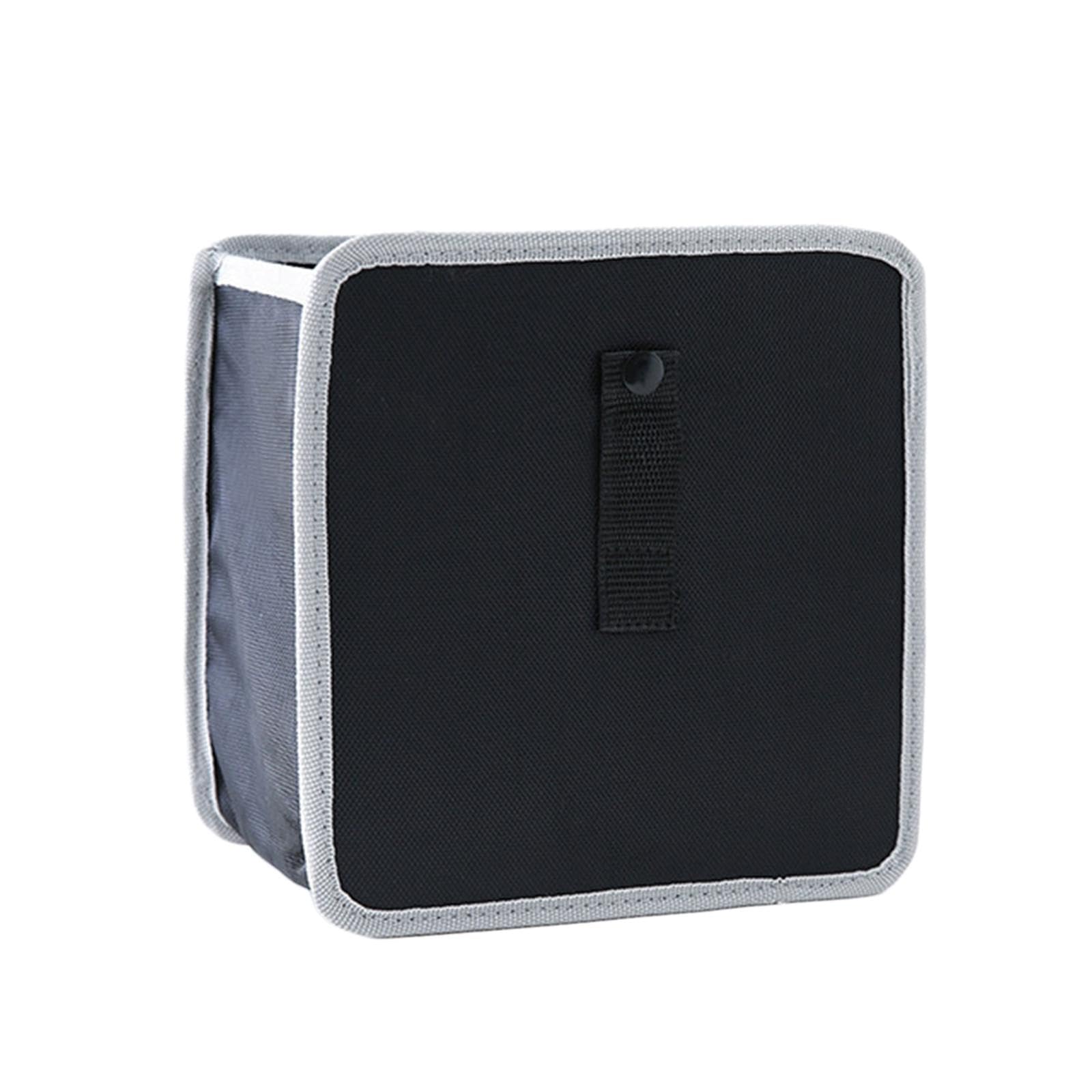 ATORSE Foldable Car Trash Can Tear Resistant Multifunctional Automotive Garbage Bin Gray Car seat covers/Universal seat covers/L