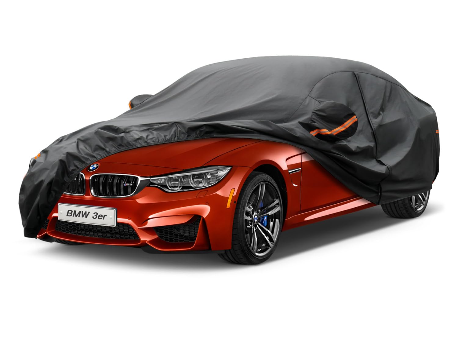 Kayme 7 Layers Car Cover Custom Fit For Bmw 3 Series 320I 325I 328I 330I 335I (2013-2024) Waterproof All Weather For Automobiles