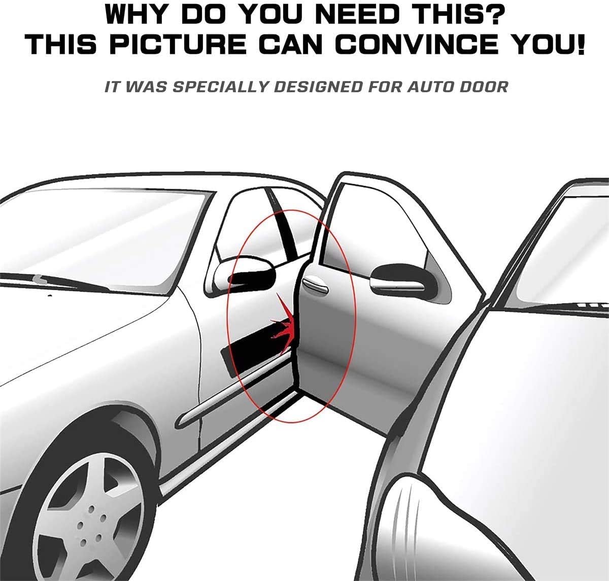 66Ft(20.2M) Long Car Door Edge Guards,U Shape Edge Trim Rubber Seal Protector Rubber Car Door Protector Car Protection Door Edge