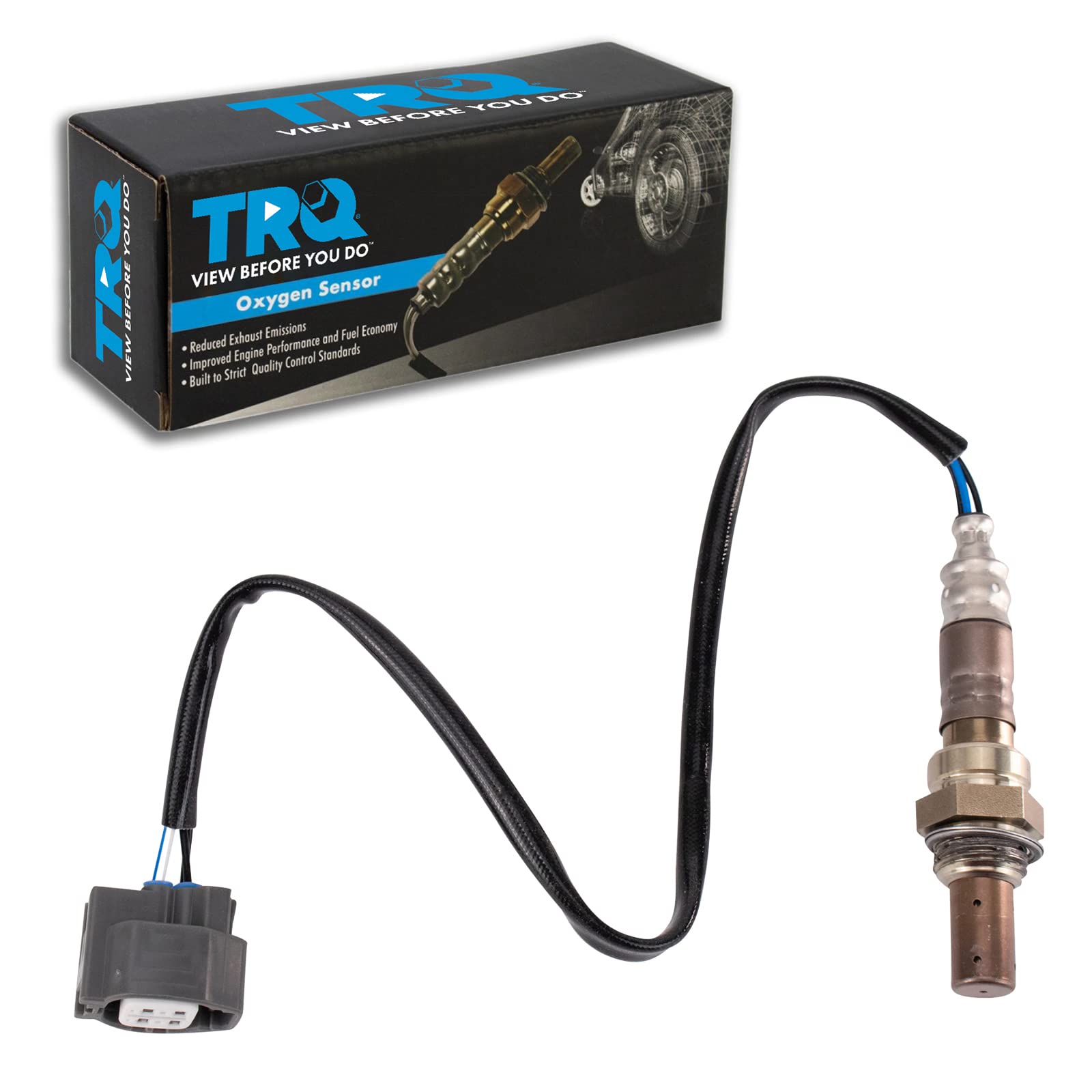 Trq O2 Oxygen Sensor Compatible With 2003-2006 Jaguar S-Type 2005 Super V8 2004-2006 Vanden Plas 2002-2008 X-Type 2004-2005 Xj8