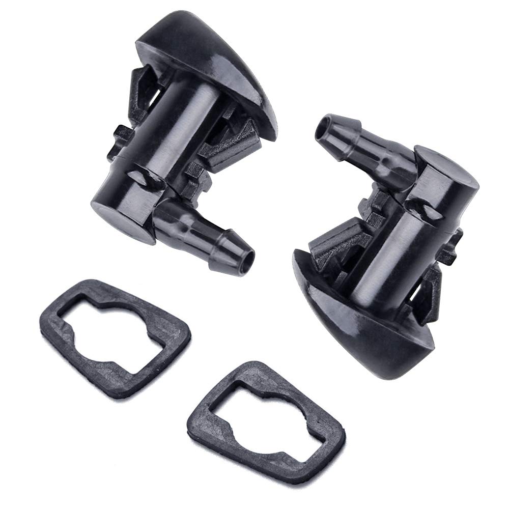 Xislet 2 Pack Windshield Washer Nozzle Sprayers Kits Replacement For 2005-2016 Jeep Grand Cherokee 55079049Aa 2005-2010 Pontiac