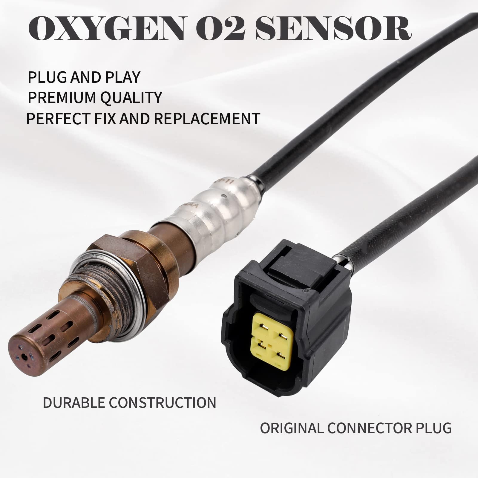 Oxygen O2 Sensor Upstream & Downstream Compatible with 2004-2007 Dodge Ram 1500 Magnum Charger Commander Liberty Chrysler 300 Mi