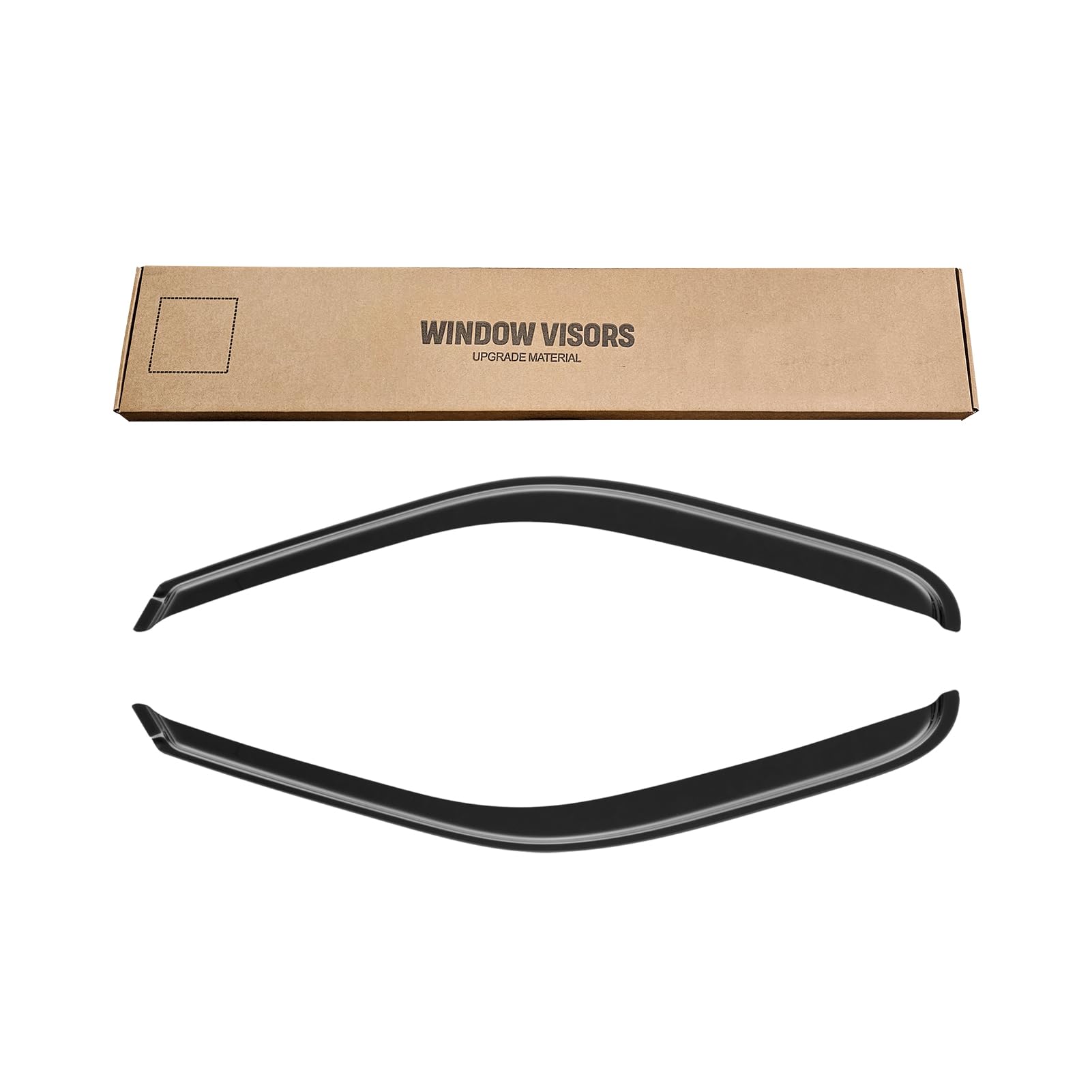 Cxdar Out-Channel Window Rain Guards For 2000-2006 Toyota Tundra Regular Cab, Window Vent Wind Deflectors Visors Shades For 00-0