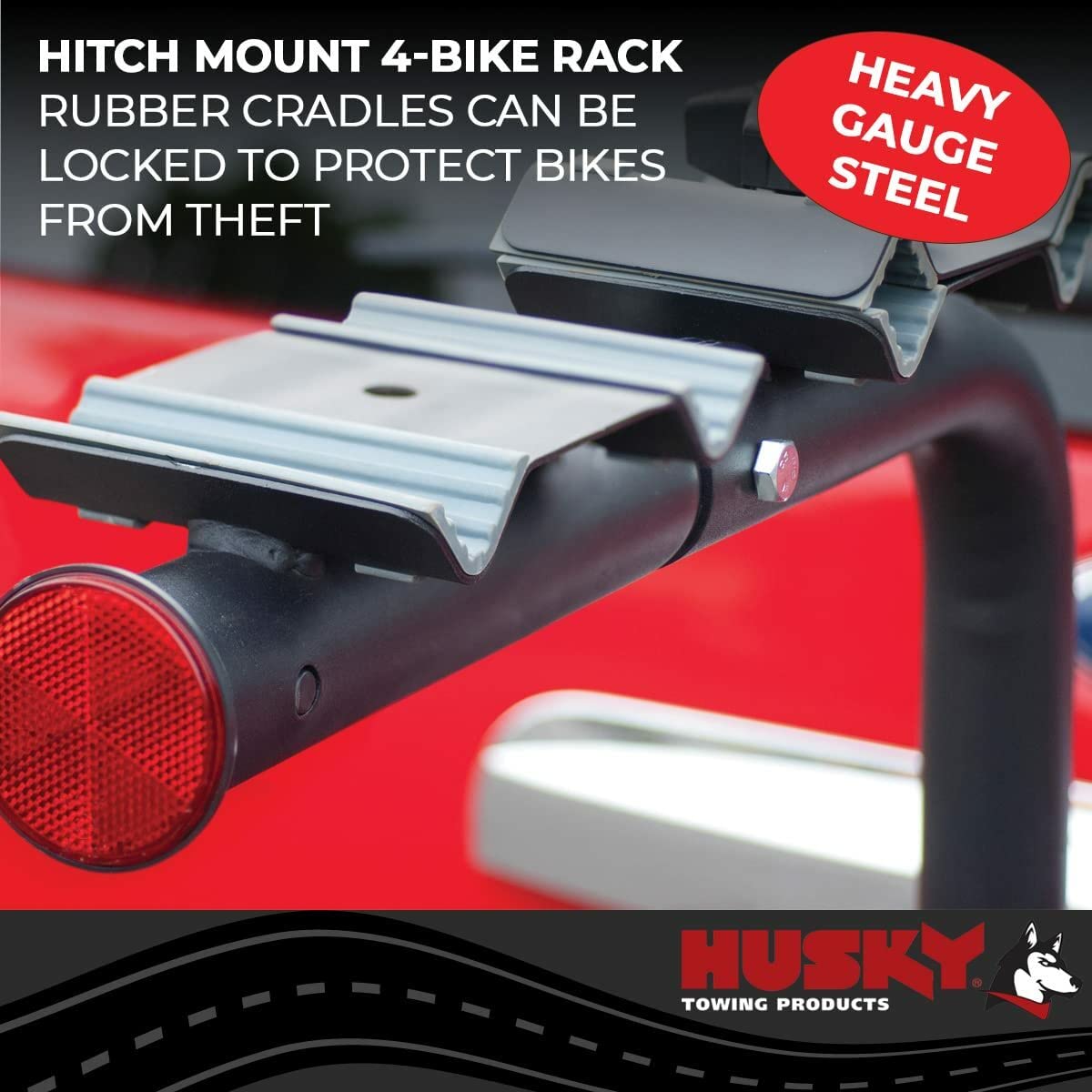 Husky Towing 81147 Bike Rack - Receiver Hitch Mount Bike Rack