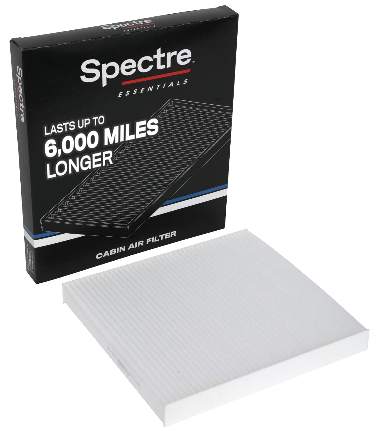 Spectre Essentials Cabin Air Filter By K&N: Premium, 50-Percent Longer Life: Fits Select 2011-2020 Jeep/Dodge (Grand Cherokee, D