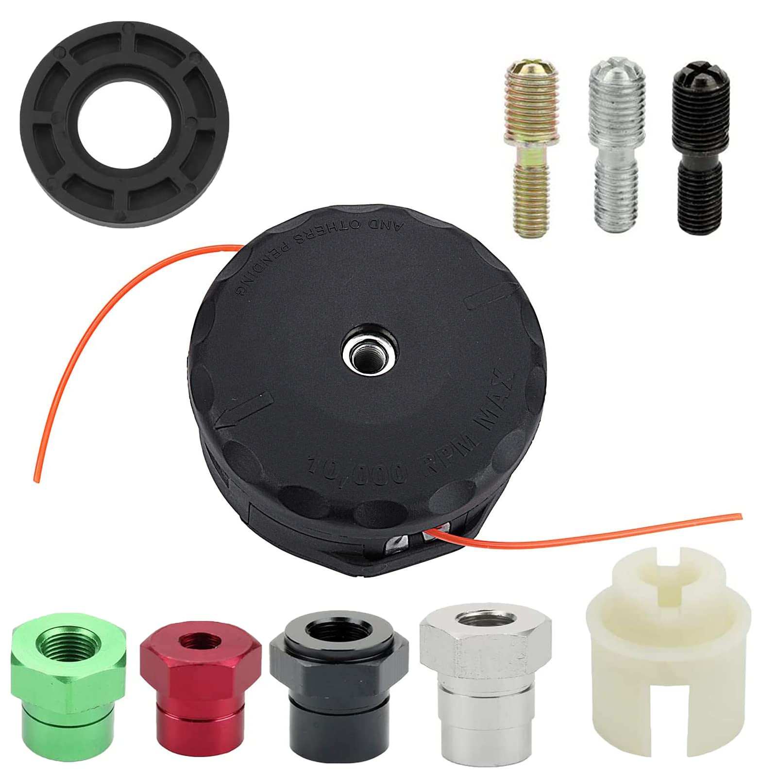 Jinerdony Universal Trimmer Head 99944200907 3-3/4' For Echo Speed Feed 400 Shindaiwa Homelite Redmax Weed Eater