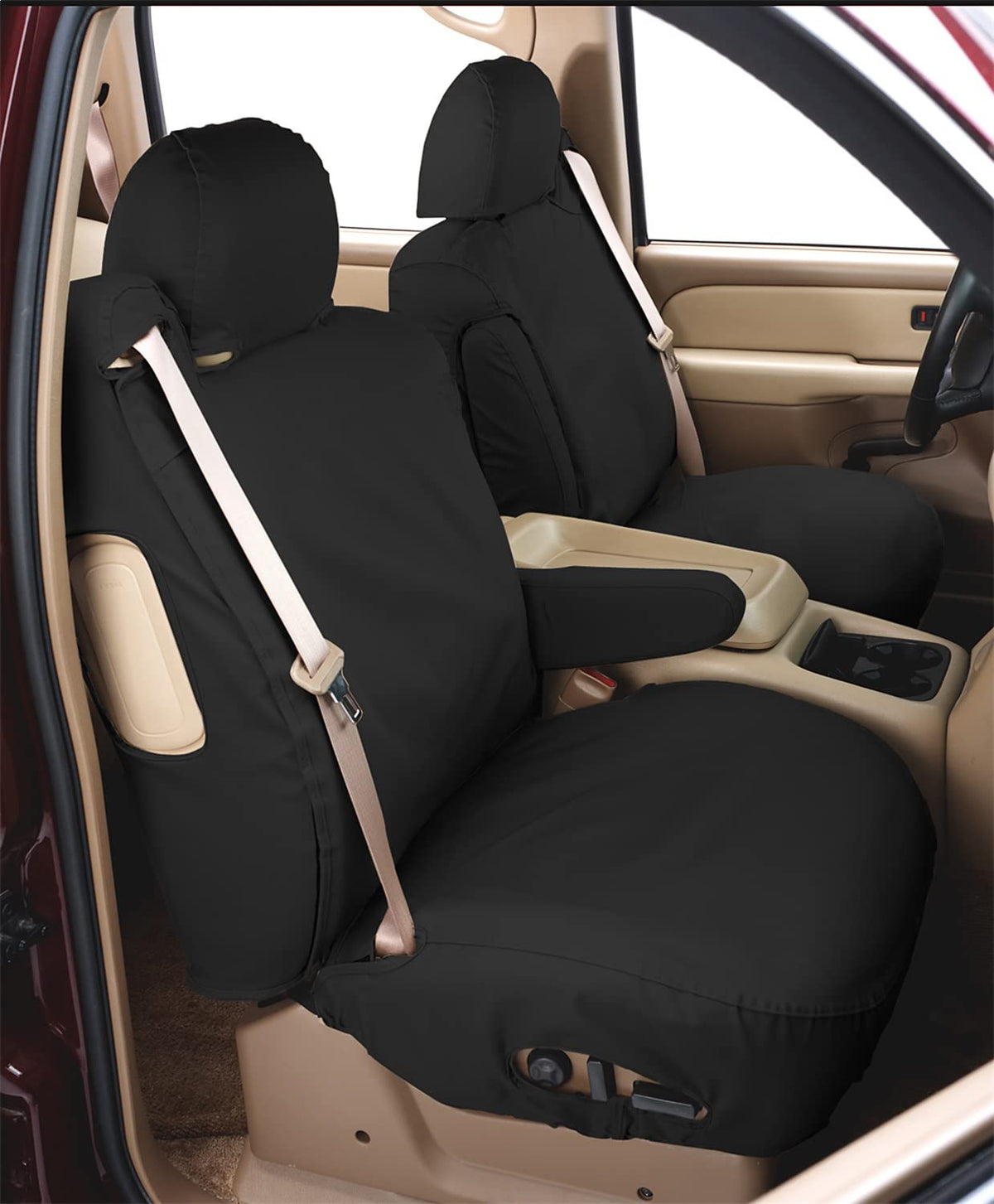 Covercraft Seatsaver Front Row Polycotton Charcoal Charcoal Ss2538Pcch