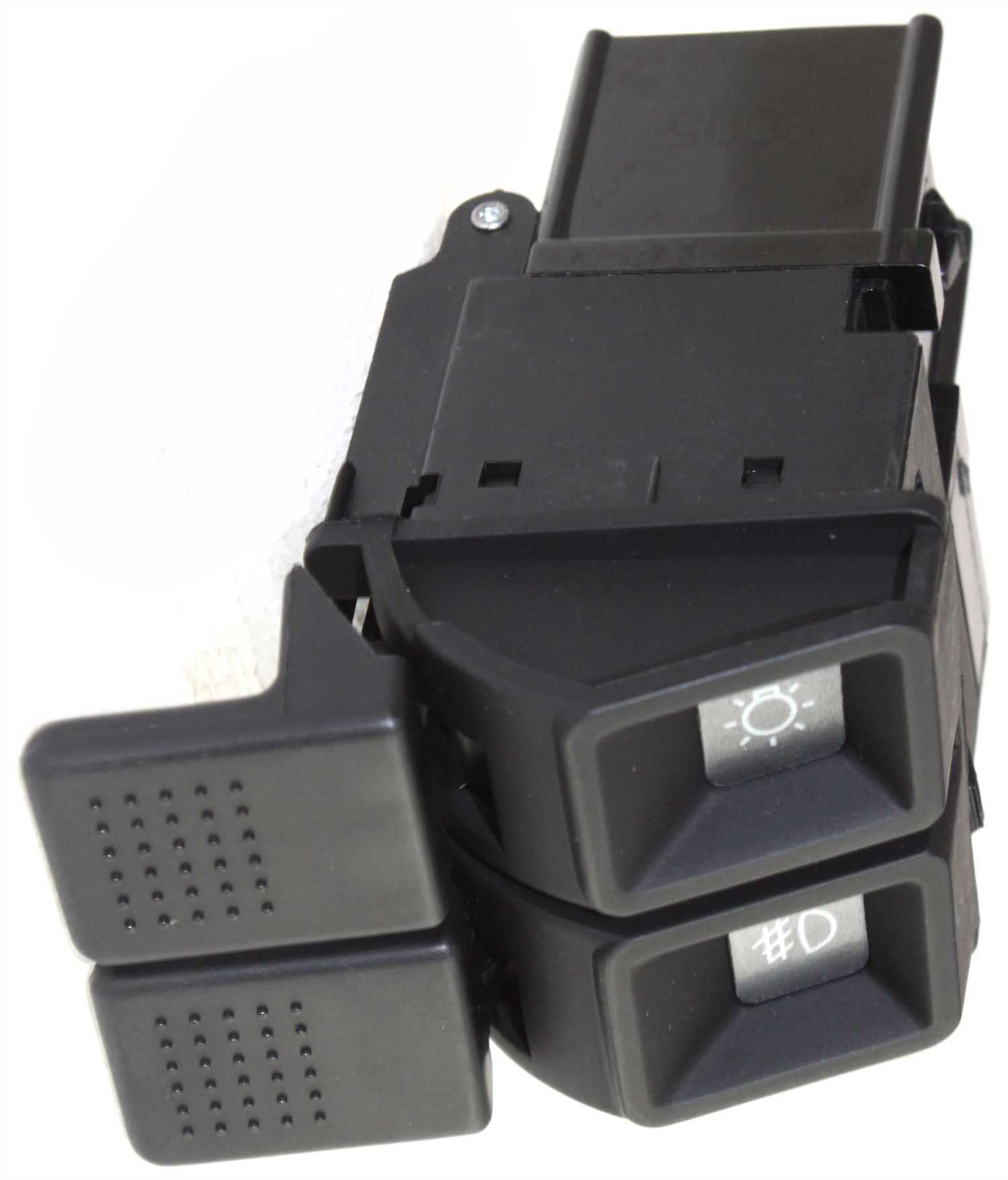 Evan Fischer Headlight Switch Compatible with 1987-1993 Ford Mustang, GT, LX, SVT Cobra, SVT Cobra R Models, Black, with Fog Lig