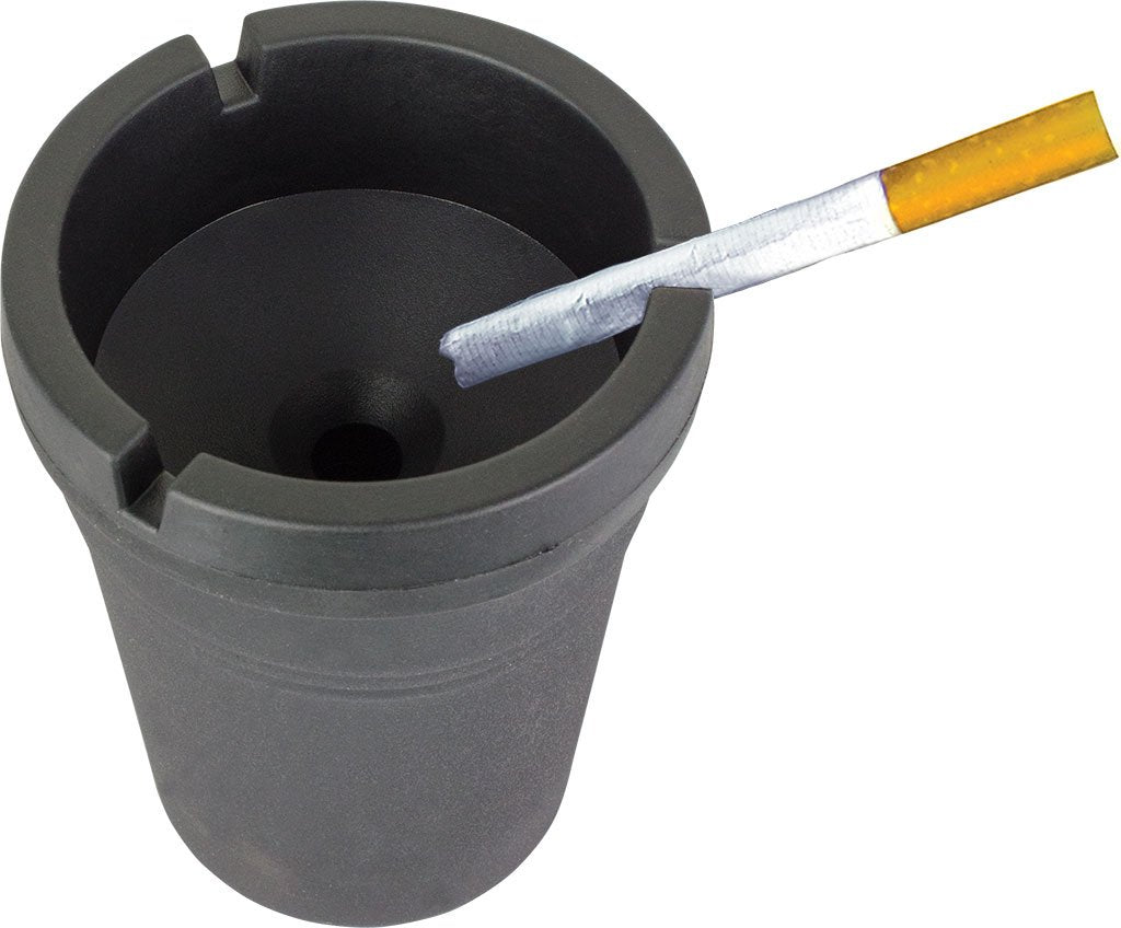 Custom Accessories Black Smokeless Ashtray 93365D, 0.3" Plastic