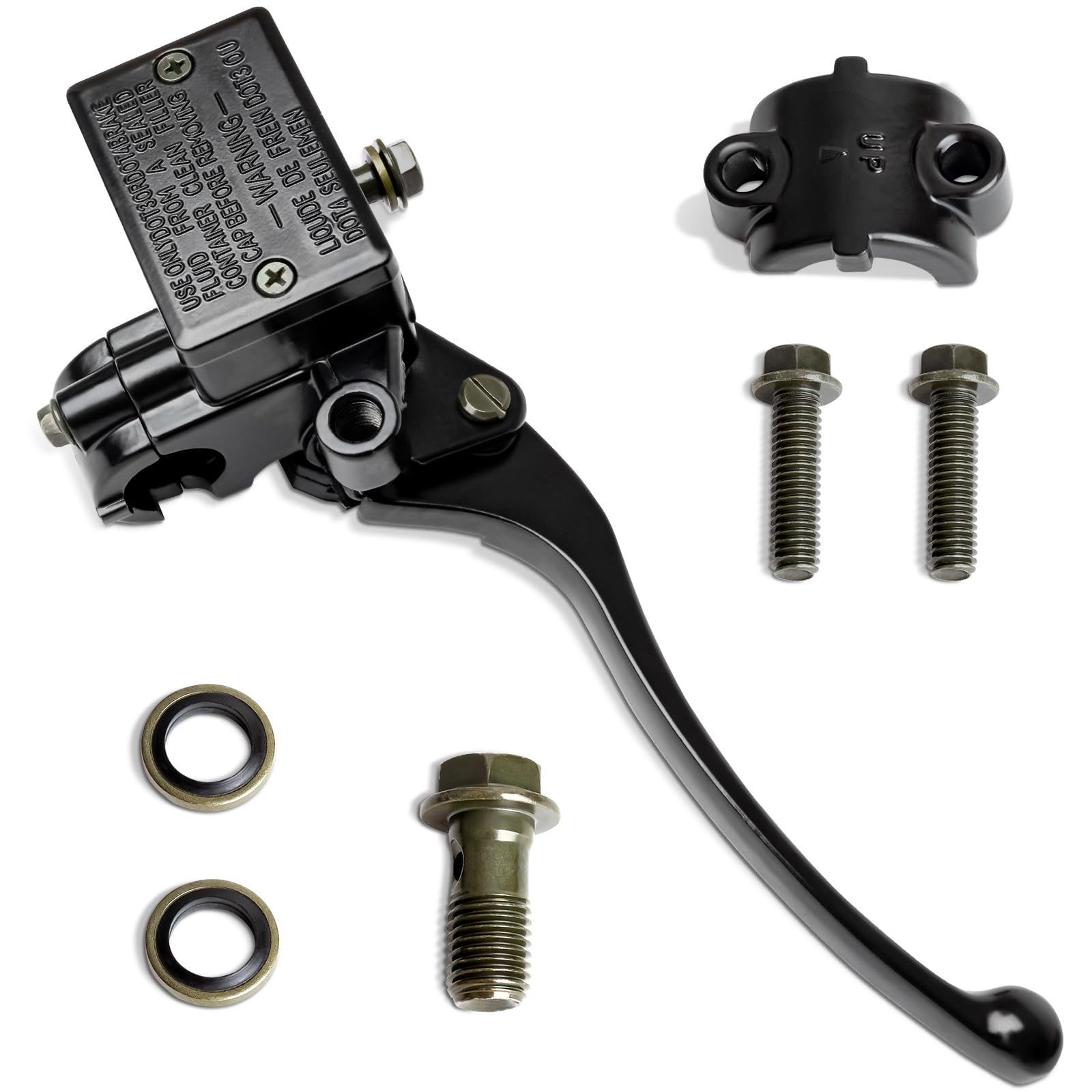 luxlead 7/8 Brake Master Cylinder Kit Handlebar Front Right Side Brake Lever Fit Honda TRX TRX250 TRX300 350 400 450 Rincon Fore