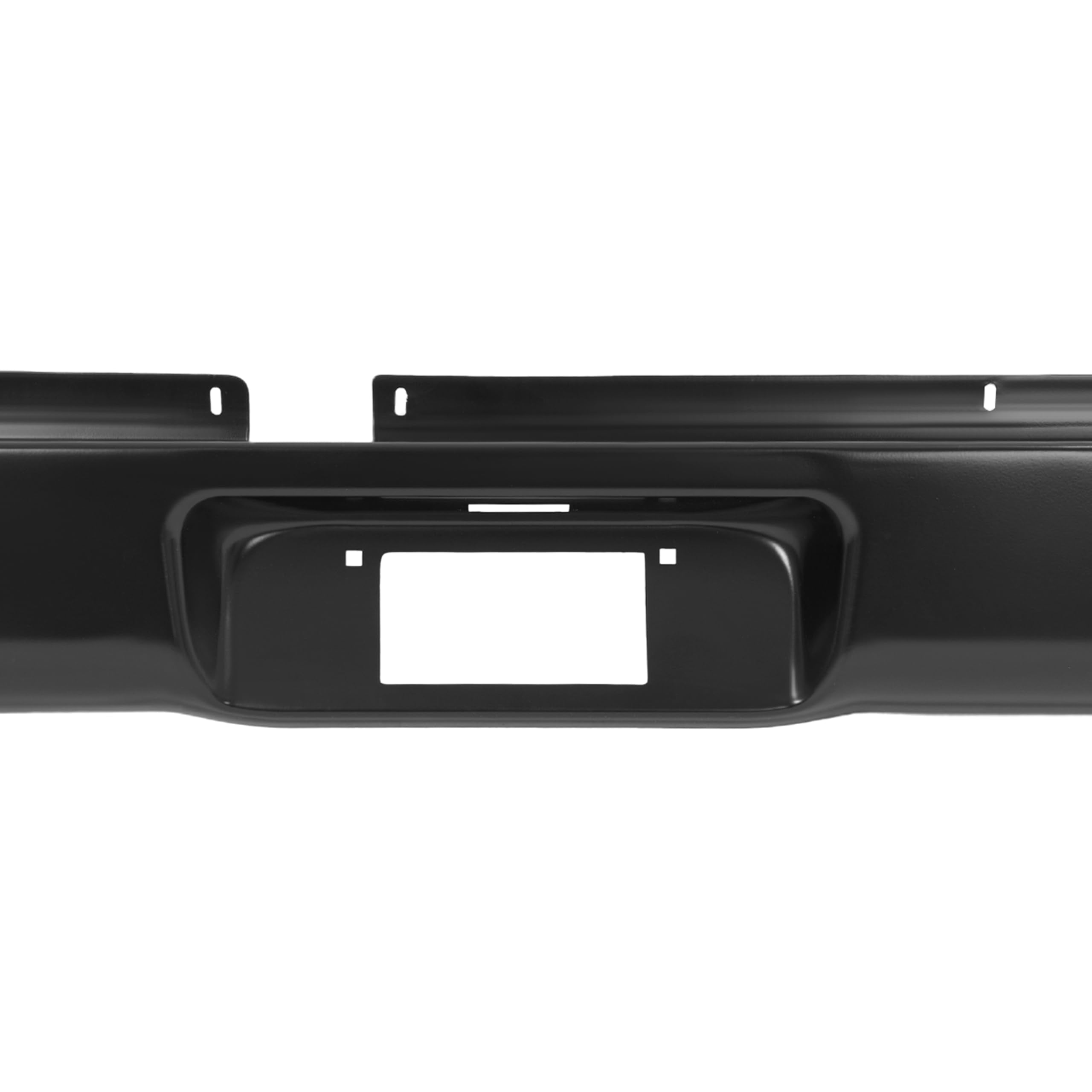 KUAFU Rear Bumper Roll Pan Compatible with 1997-2004 Dodge Dakota Rear Rollpan With Plate Box Steel Electrophoresis Black