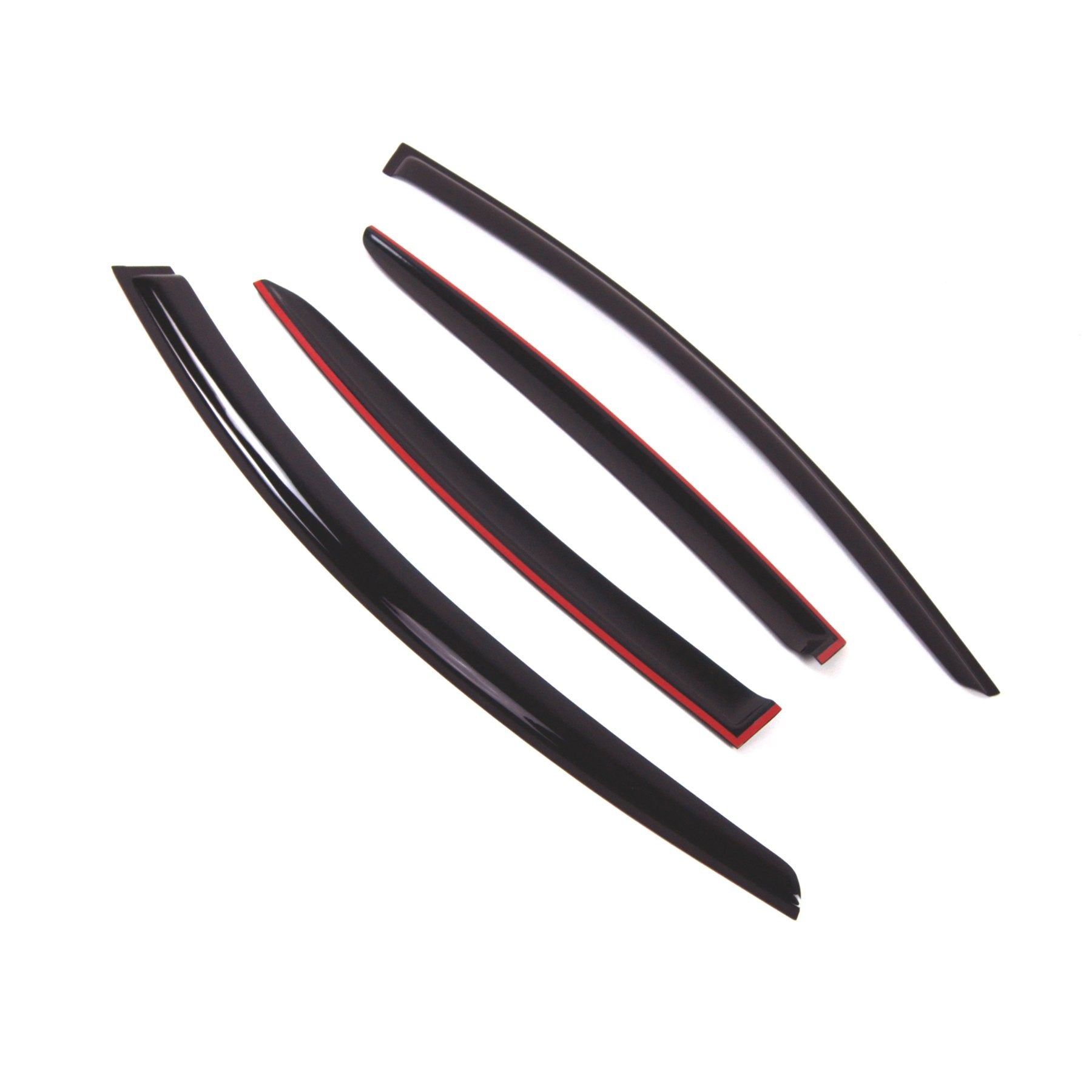 Tuningpros Outside Mount Window Vent Visors Rain Guards Compatible With Buick Regal 2011-2017 | Side Window Wind Deflectors Rain