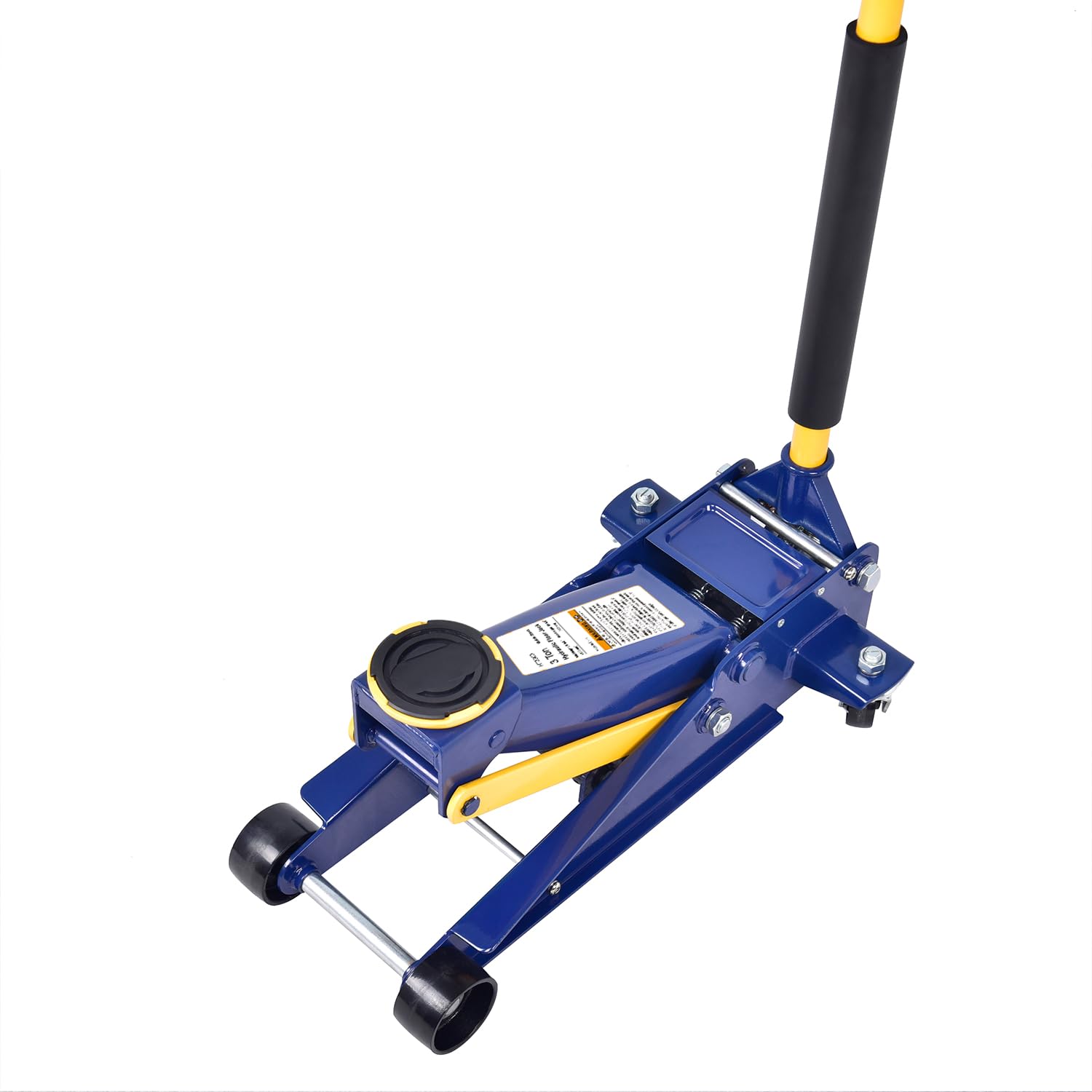 Aain Heavy duty 3 Ton Floor Jack, Steel Hydraulic Service Jack Quick Rise With Double Pump Quick Lift, Blue HT3300