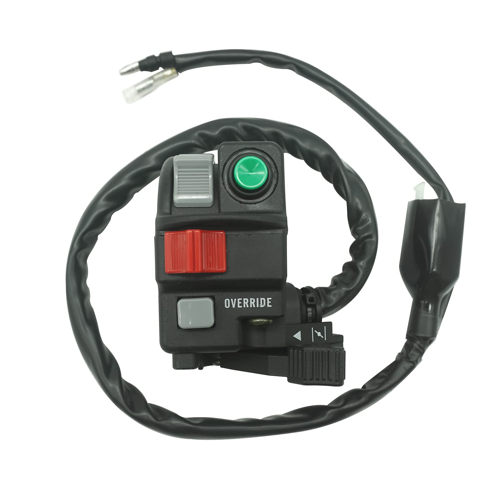 M MATI Left Handlebar Switch Start Stop Headlight Override for Kawasaki Prairie 360 KVF360 2003-2013 KFX700 2004-2009 Prairie 30