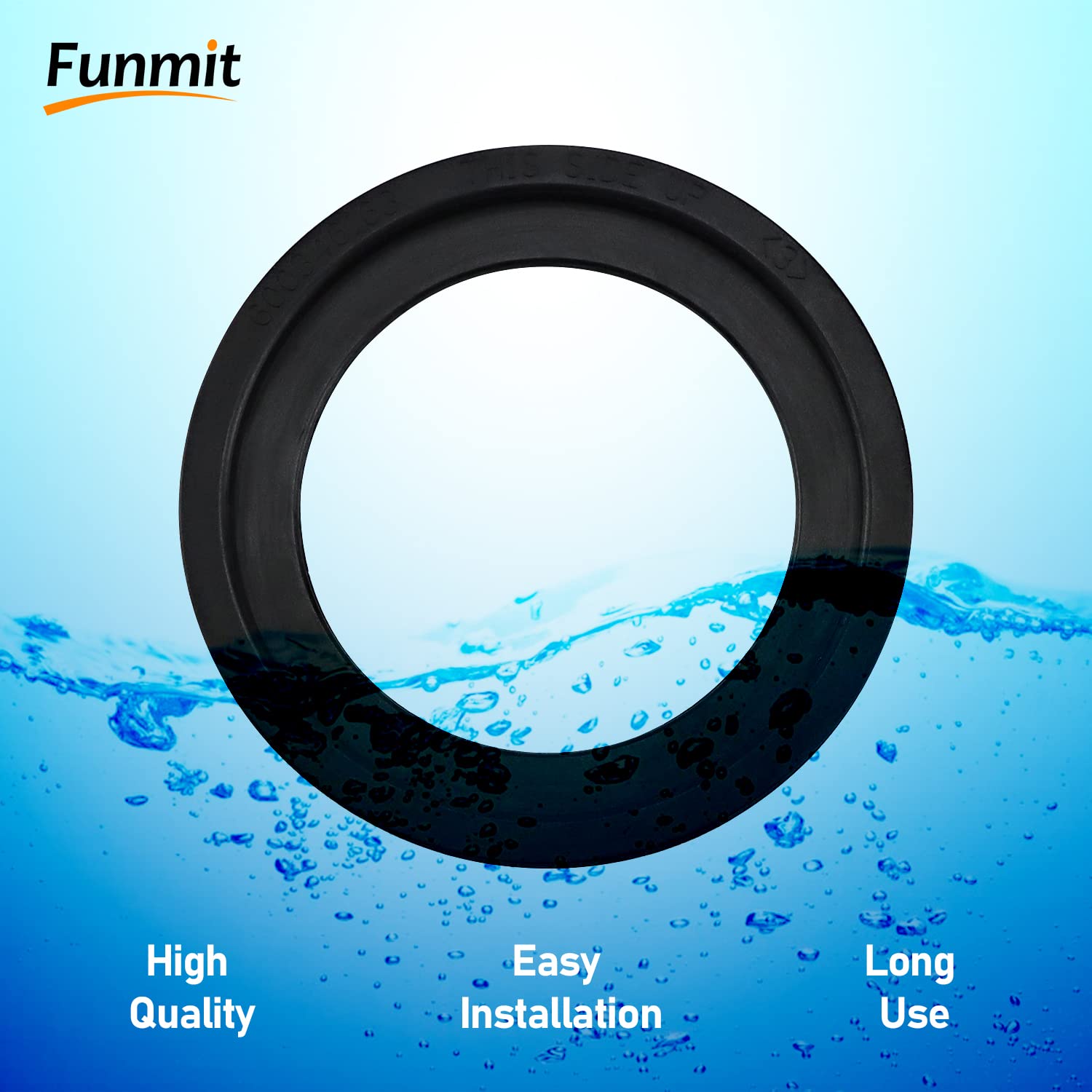 385311658 Flush Ball Seal Gasket Replacement For 300/310 / 320 Rv Toilets, High-Grade Rubber, Pack Of 2