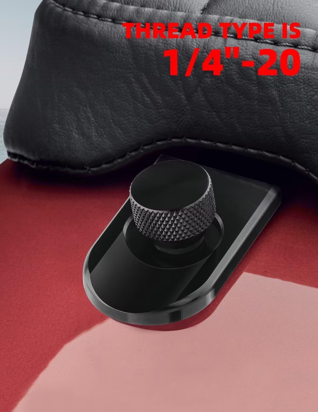 Amazicha Black Aluminium Seat Bolt Tab Screw Mount Knob Cover Compatible With Harley Davidson 1996-2024