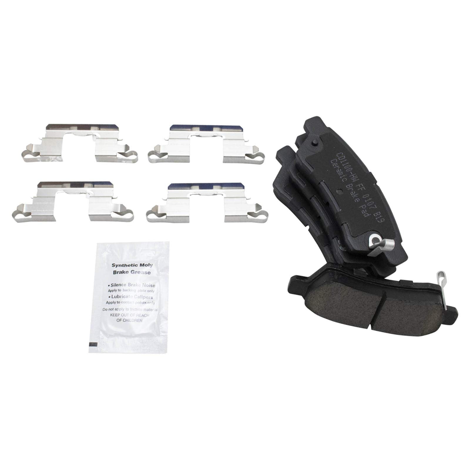 Trq Rear Brake Pad & Rotor Kit Brake Pads Brake Rotor Ceramic Premium G-Coated Compatible With 2005-2019 Nissan Frontier 2005-20