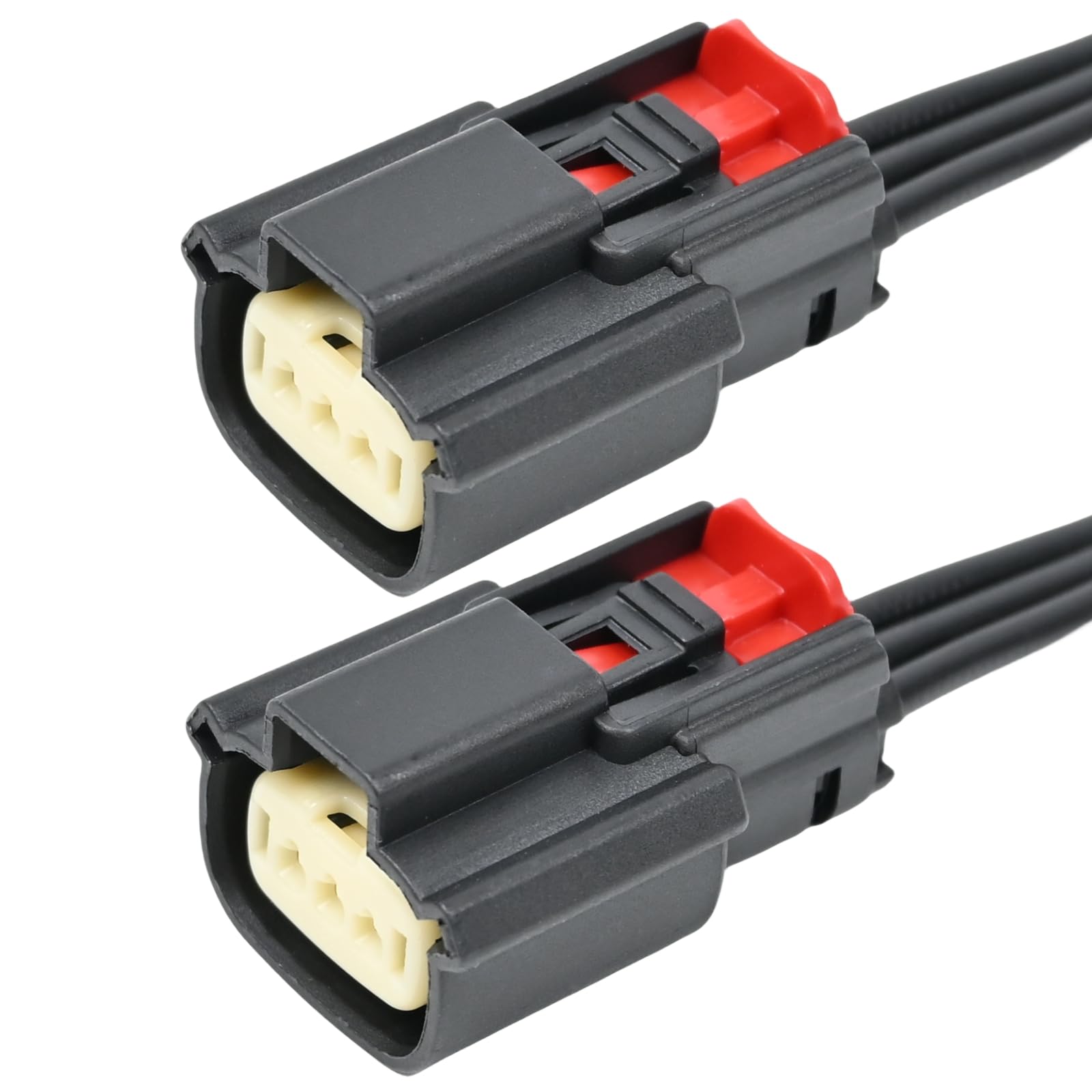 2Pcs Ignition Coil Connector Pigtail Harness 9U2Z14S411Ea For Ford V6 V8 Flex For Ford Edge Fusion F150 F350 F250 Super Duty Exp