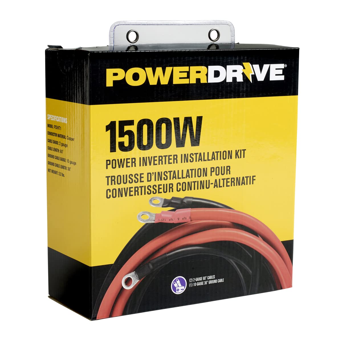 Powerdrive Installation Kit For 1500 Watt Power Inverter