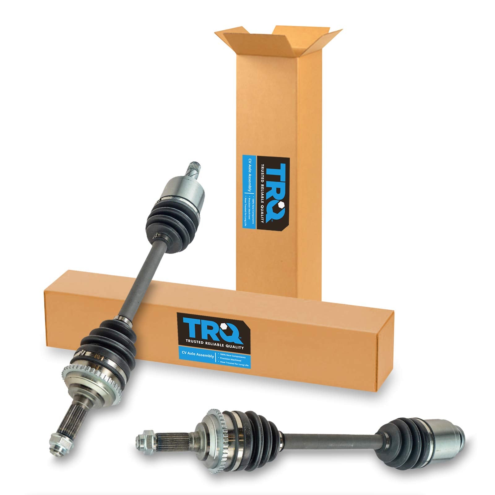 Trq Front Cv Axle Shaft Assembly Set Compatible With 2006-2009 Ford Fusion 2003-2008 Mazda 6 Mercury Milan