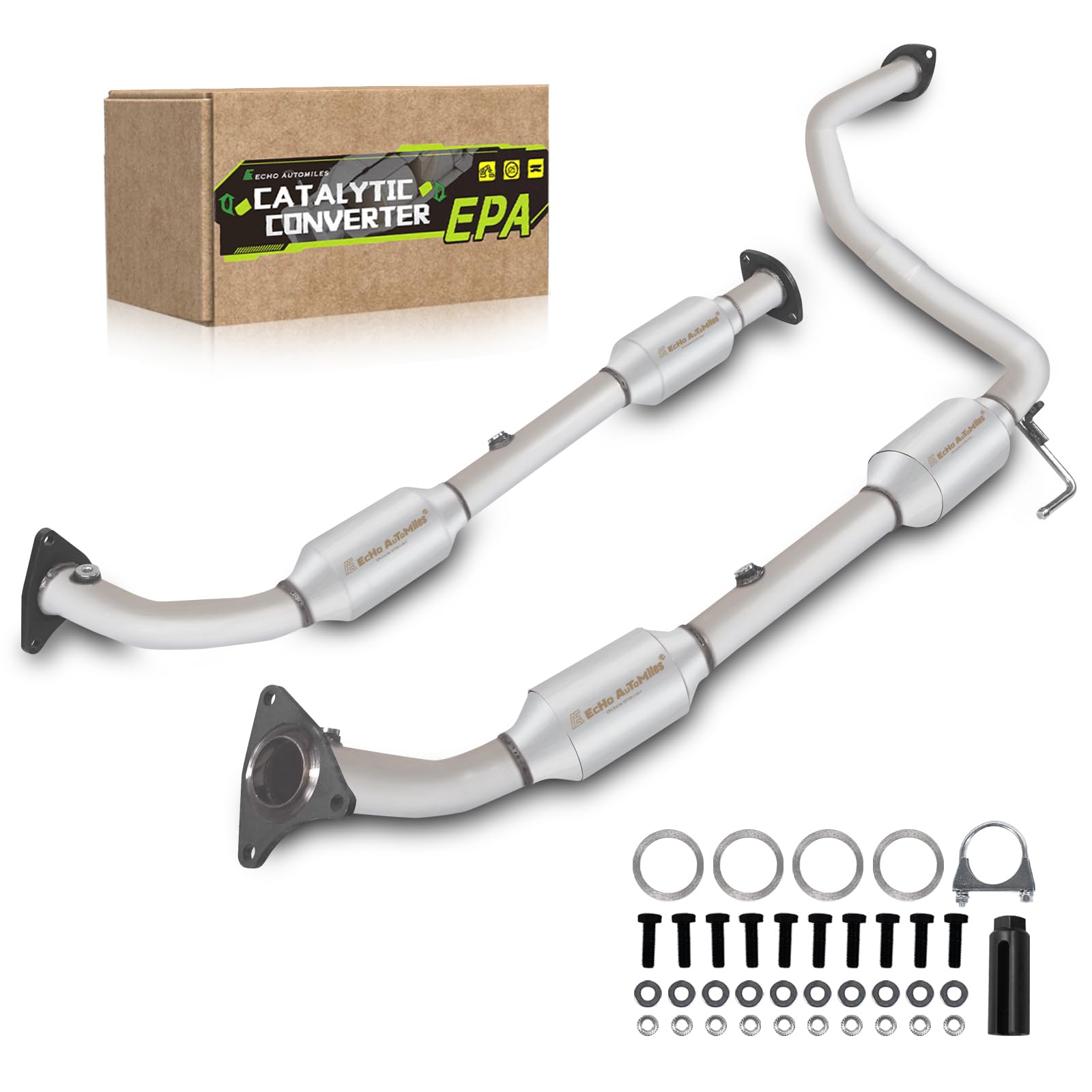 ECHO AUTOMILES Left and Right Catalytic Converter Compatible with 2007 2008 2009 Toyota Tundra V8 5.7L Catalytic Convertor EPA C