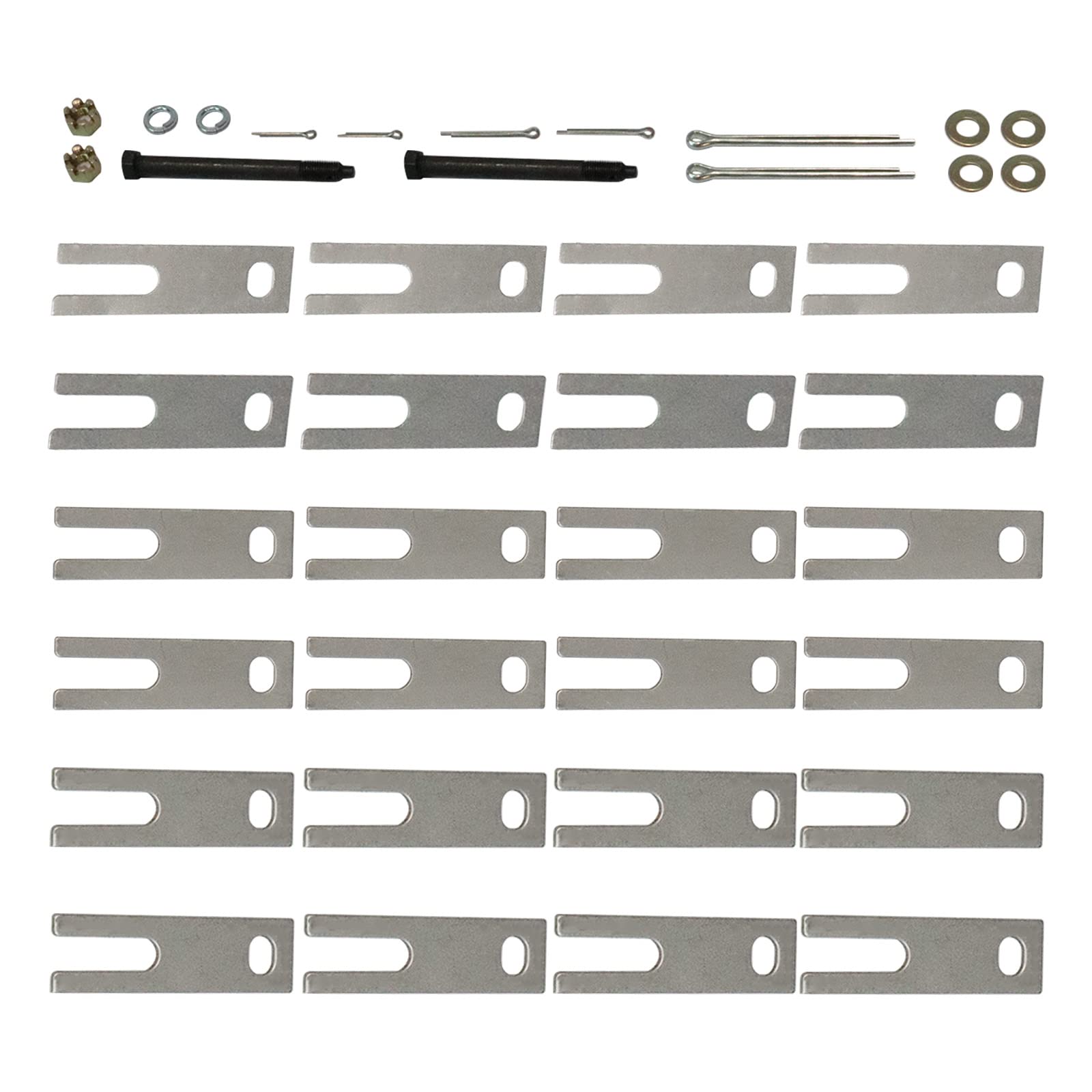 Stainless Steel Trailing Arm Shim Kit With Hardware Compatible With 1963-1982 Chevy Corvette (Never Rust.)