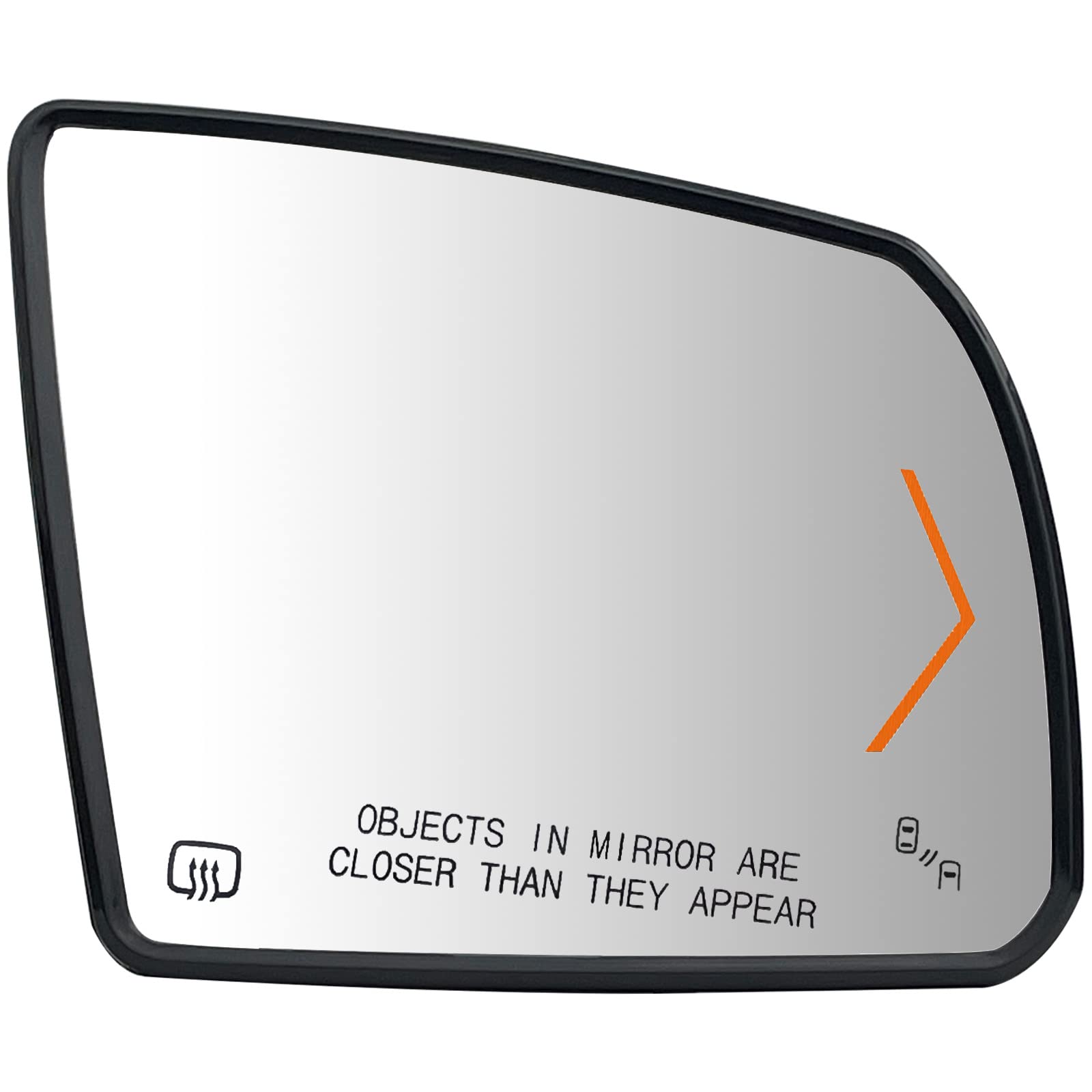 Passenger Side Heated Turn Signal And Blind Spot Detection System Mirror Glass Replacement For 2008-2017 Toyota Sequoia 2007-202