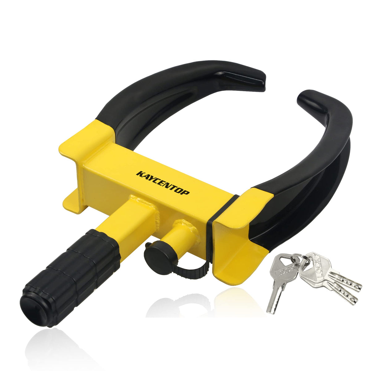 Wheel Clamp Lock Universal Security Tire Lock Anti Theft Lock Fit Most Vehicles Max 10'' Tire Width And 7'' Reach For Trailers S