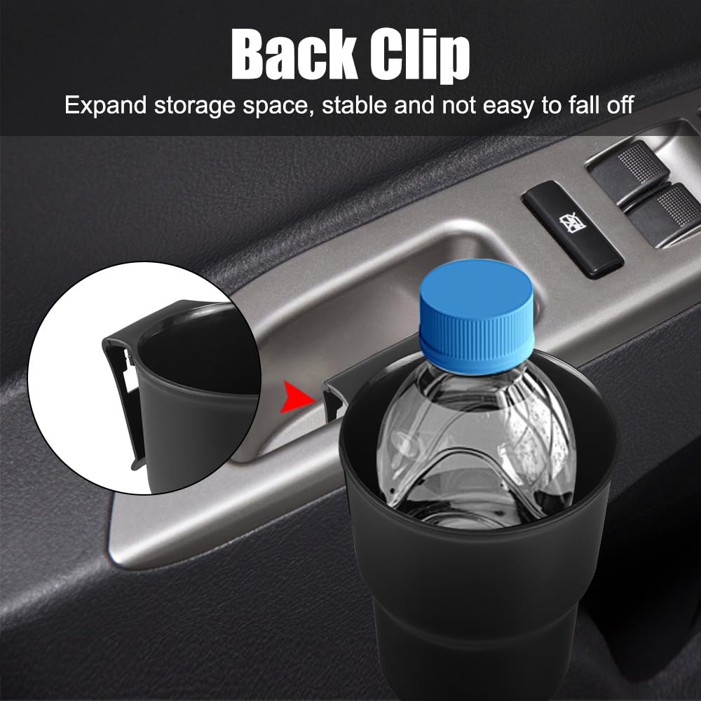 Car Cup Holder Hook, Auto Window Mount Bottle Holder 3.54'' Caliber Air Vent Hanging Beverage Holder For Soda Cans, Water Bottle