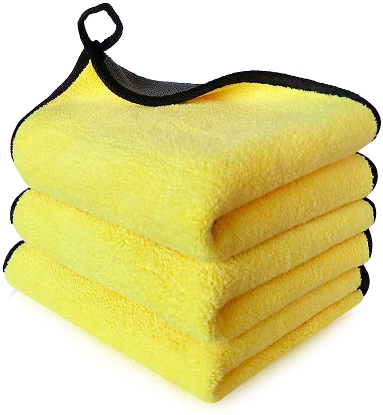 HSR Car Accessices Cleaning 800 GSM Microfiber Towel for Car Cleaning and Detailing  Dual Sided, Extra Thick Plush Microfiber C