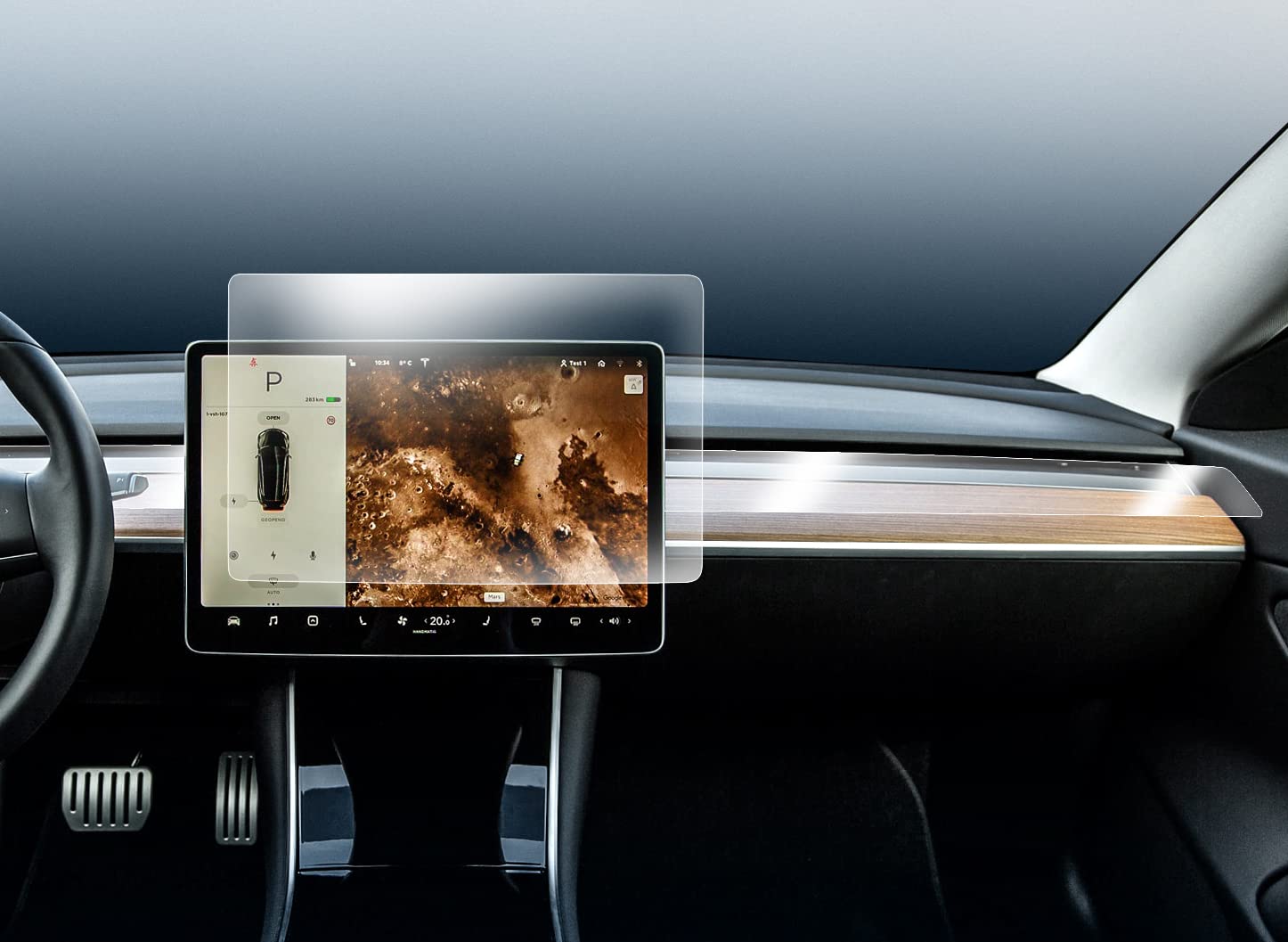 VViViD Clear Paint Protection Bulk Vinyl Wrap Film Including 3M Squeegee and Black Felt Applicator (36 Inch x 54 Inch)