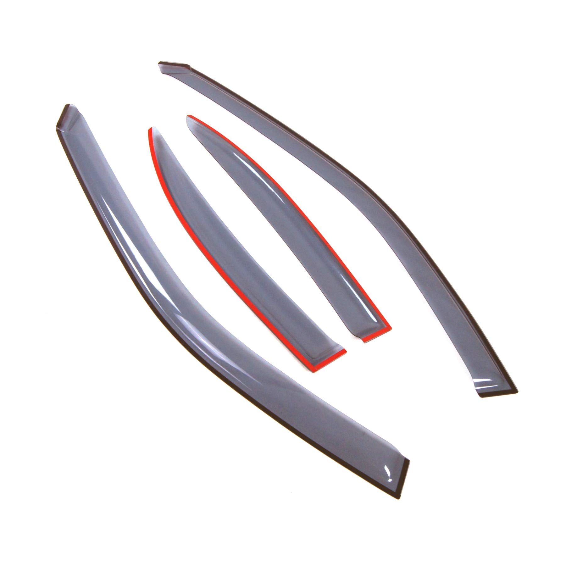 Car Window Rain Guard | Outside Mount Visors Auto Side Window Deflectors | Windows Visor Rain Shields Compatible With 2001-2004