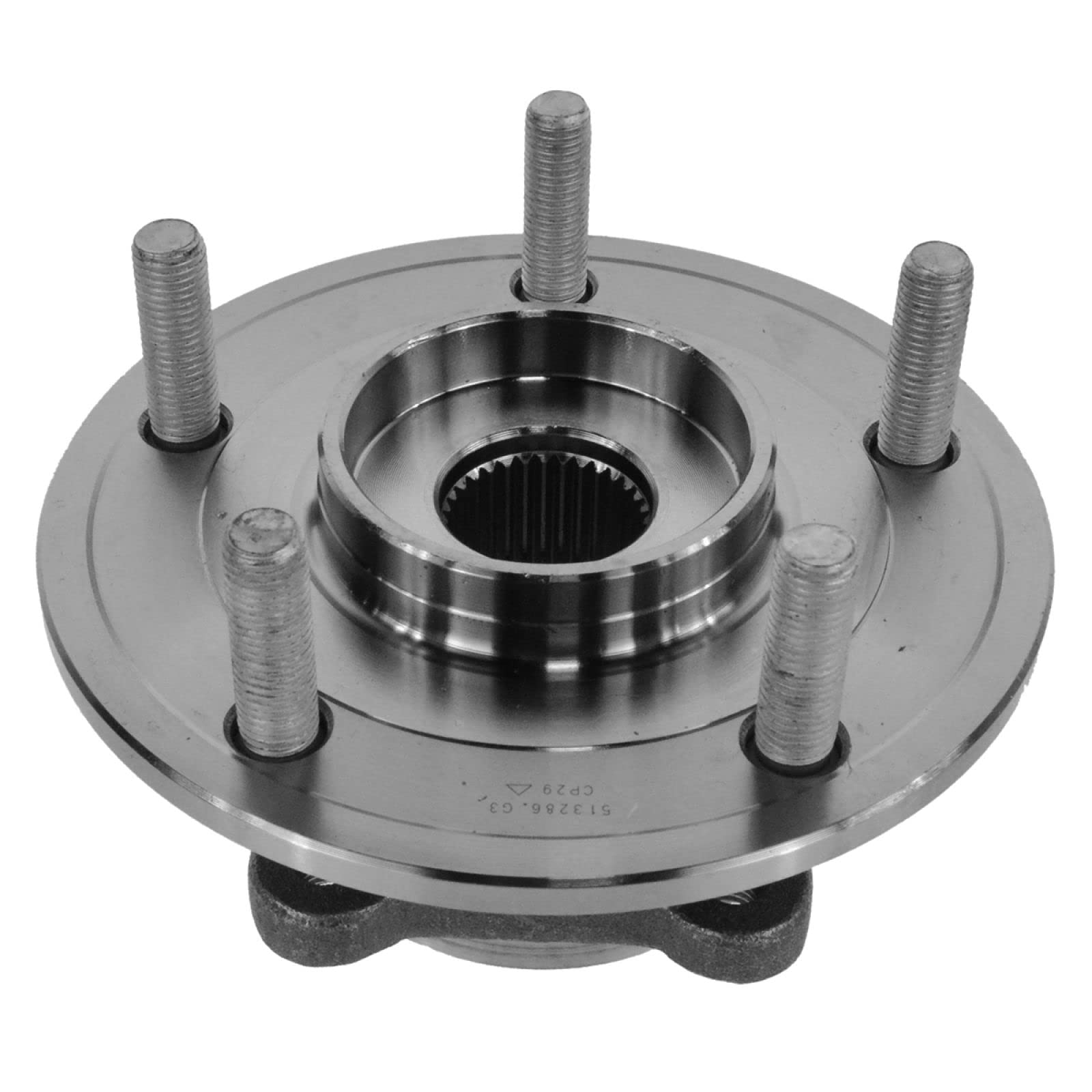 Trq Front Left Right Wheel Hub Bearing Assembly Driver Passenger Side Compatible With 2009-2020 Dodge Journey