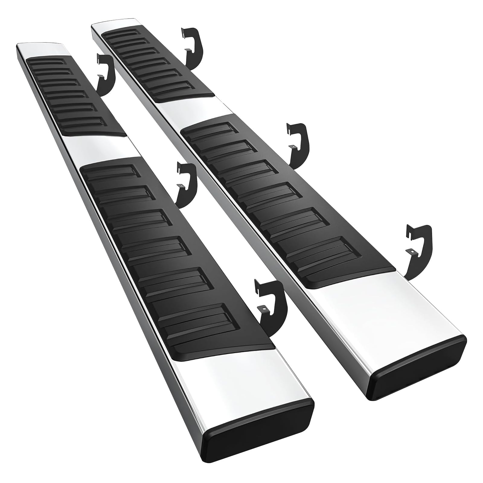 Running Boards 6 Inches For Double Cab Chevy Silverado/Gmc Sierra 2007-2018 1500 | 2019 Limited/Ld | 2007-2019 2500Hd/3500Hd (2