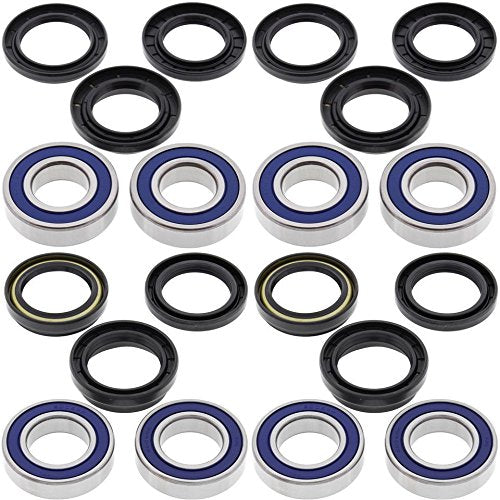 ALL BALLS All Bearing Kit for Front and Rear Wheels fit Yamaha 660 RHINO 04-07
