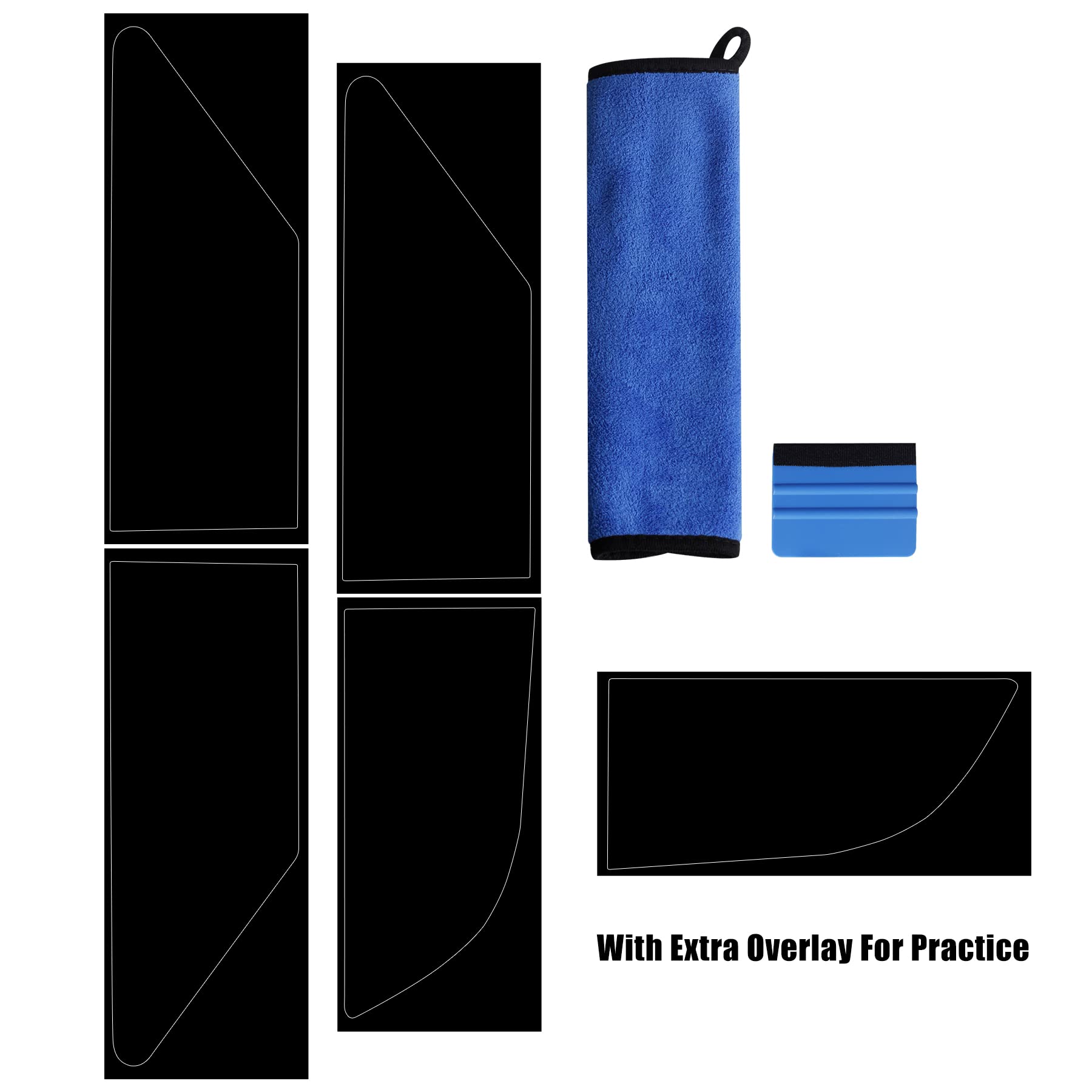 Ndrush Blackout Taillight Vinyl Tint Film Precut Overlay Tail Light Wrap Cover Compatible With Dodge Durango 2014-2021